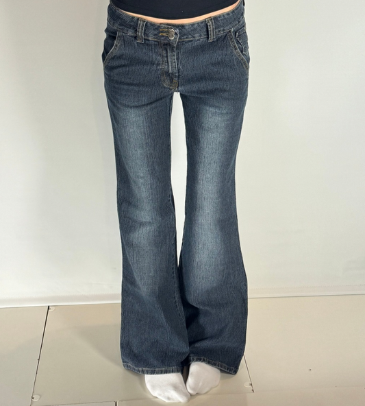 Lågmidjade jeans–stl: S