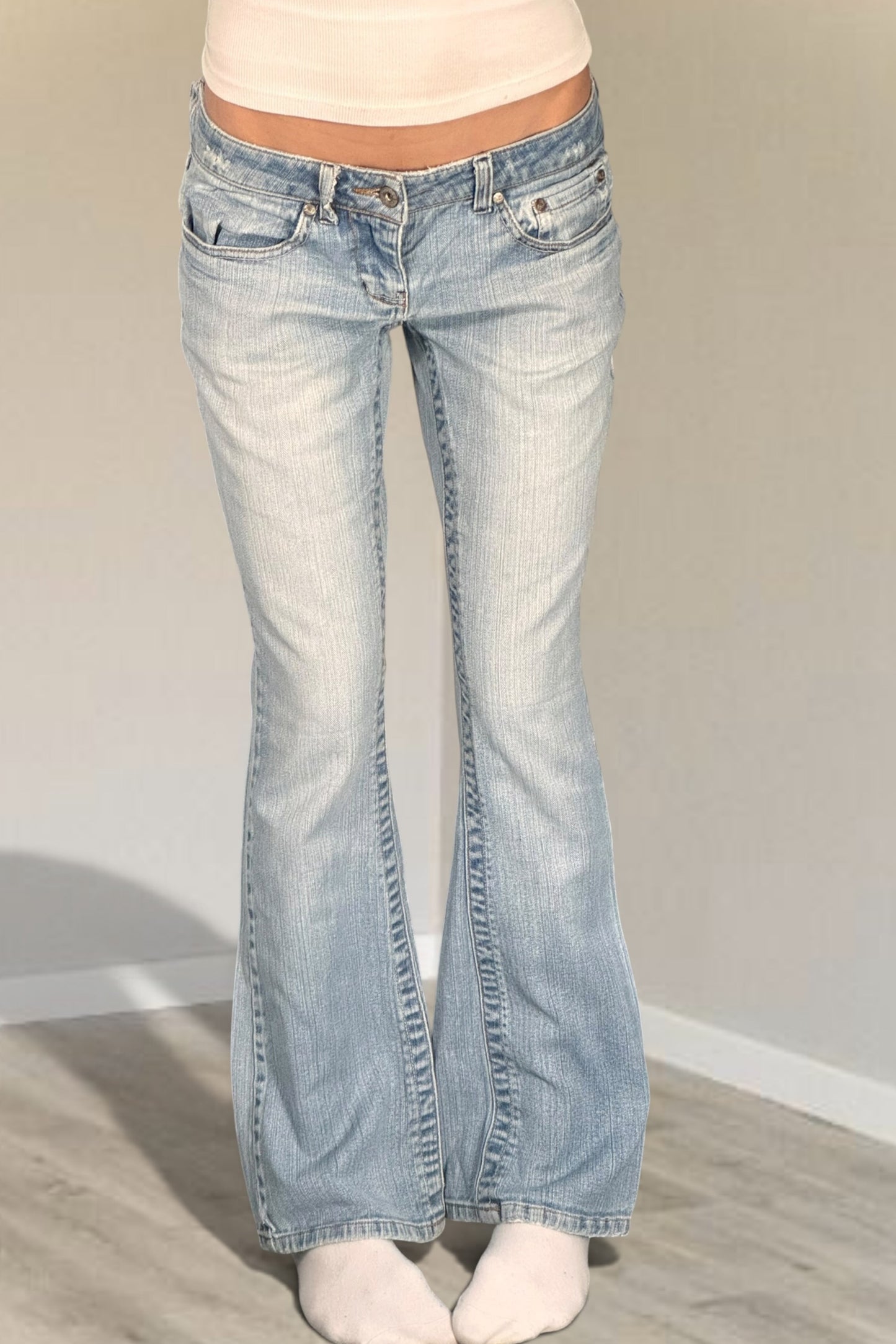 Lågmidjade jeans stl: S