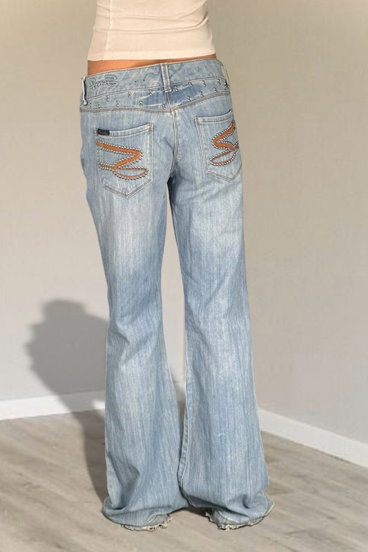 Lågmidjade jeans stl: M