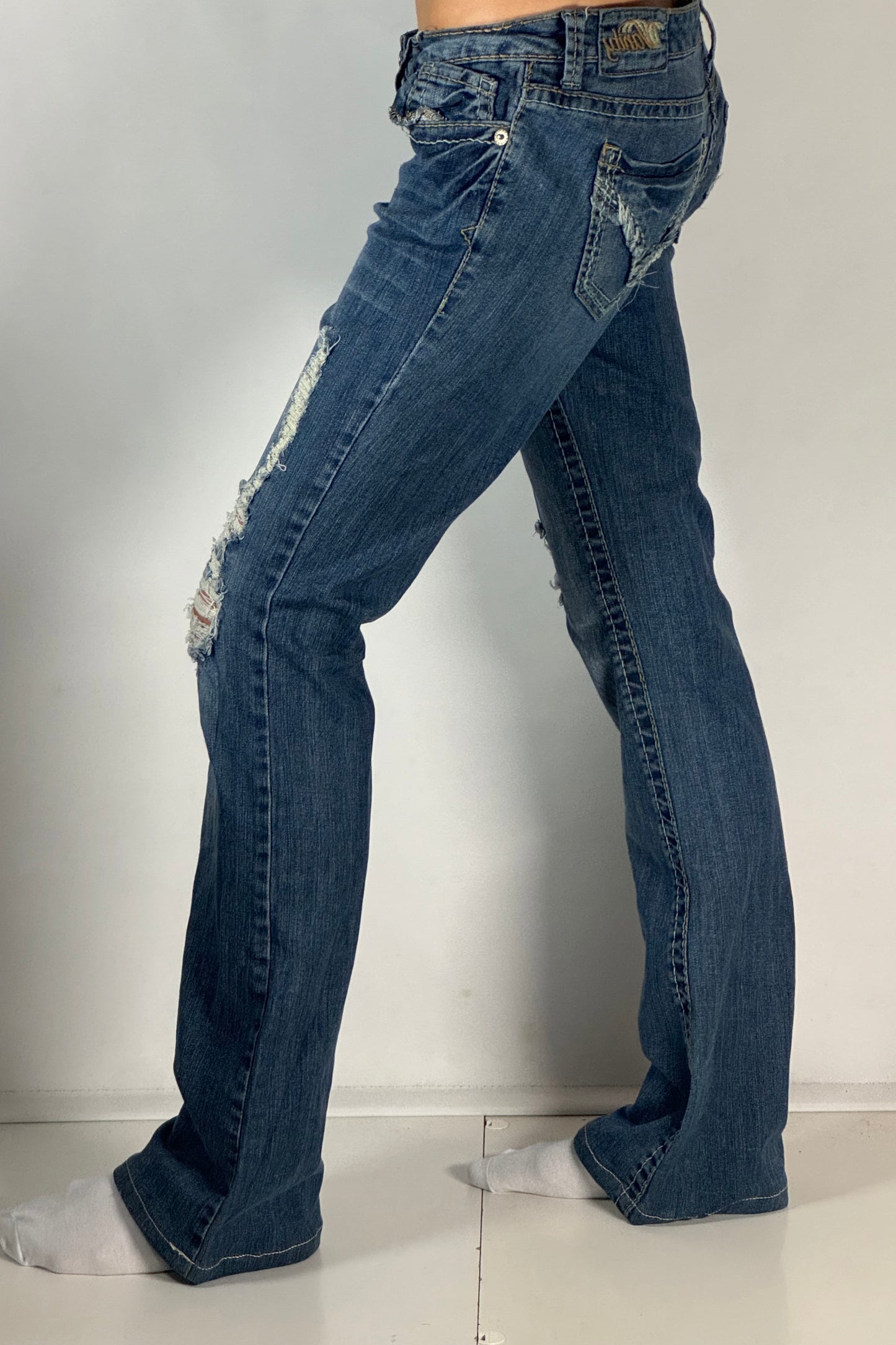 Lågmidjade jeans stl: S