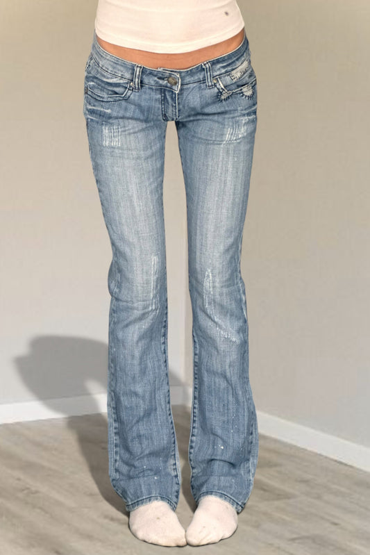 Lågmidjade jeans stl: XS