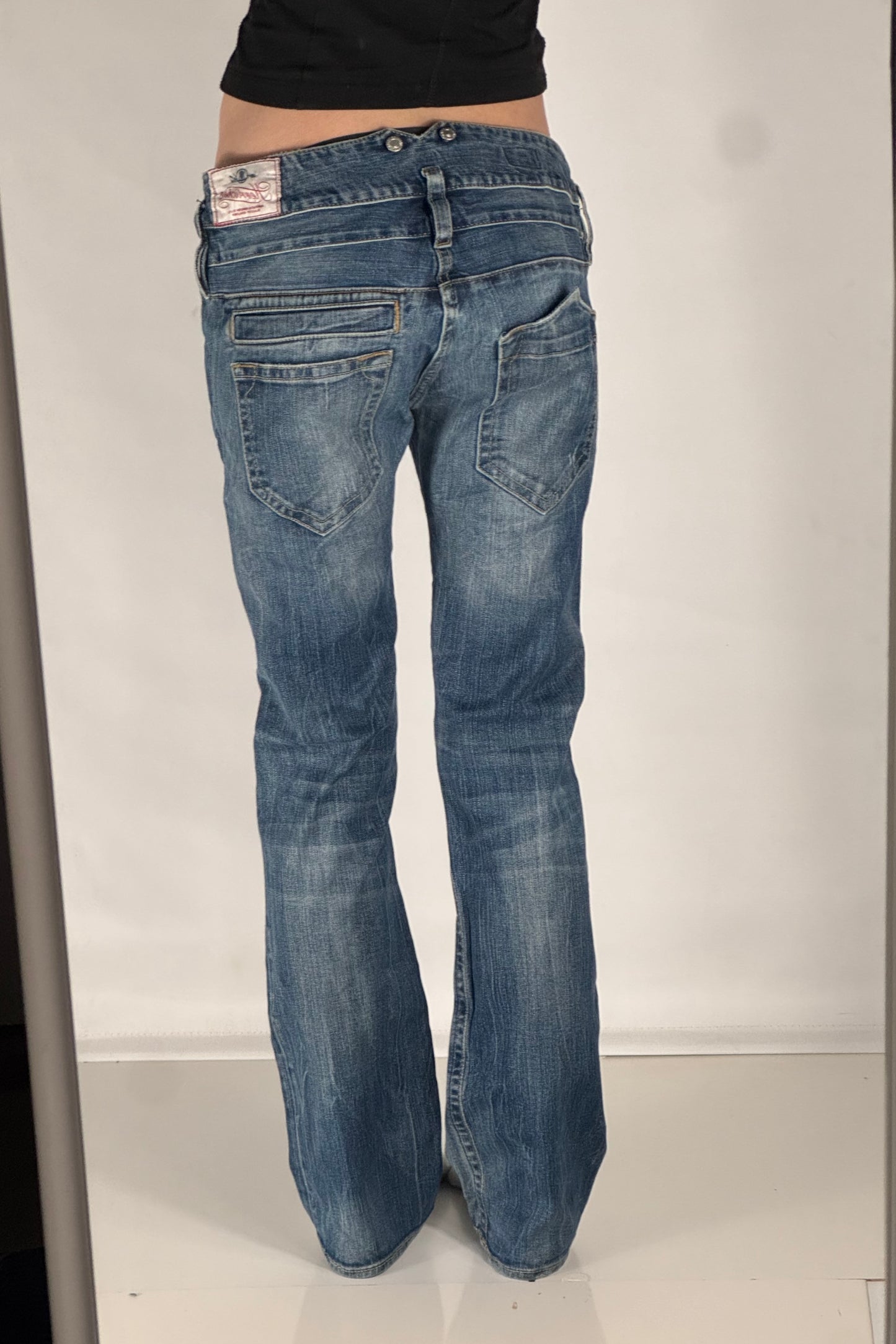 Lågmidjade jeans stl: S/M