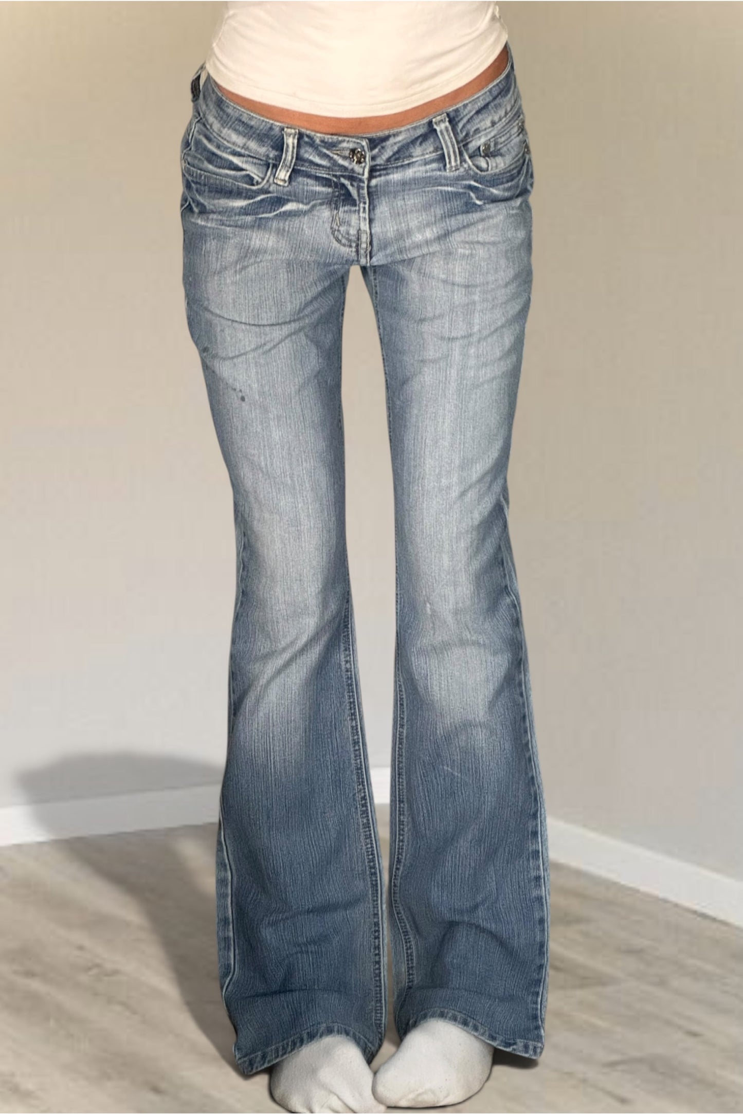 Lågmidjade jeans stl: S