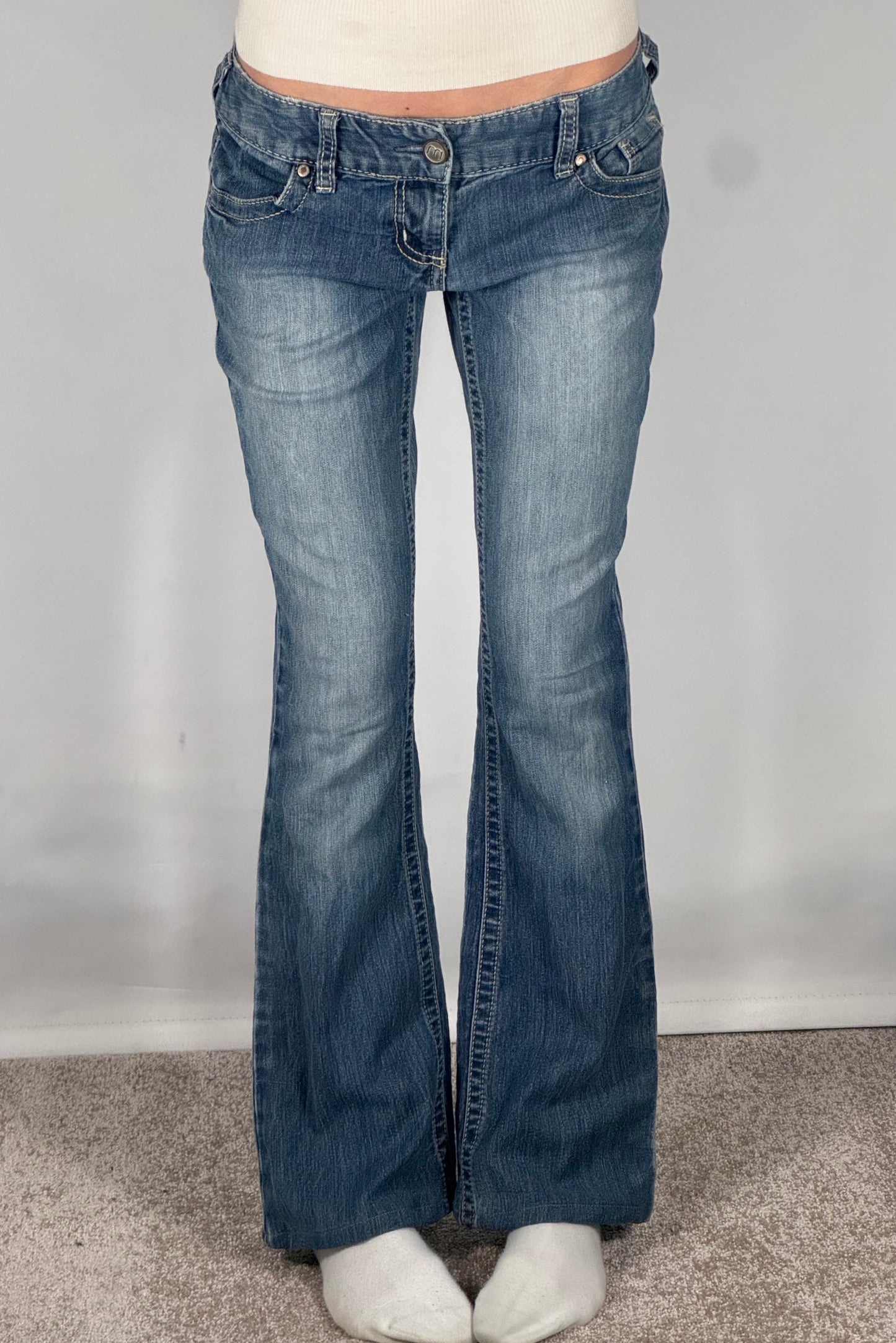 Lågmidjade jeans stl: S
