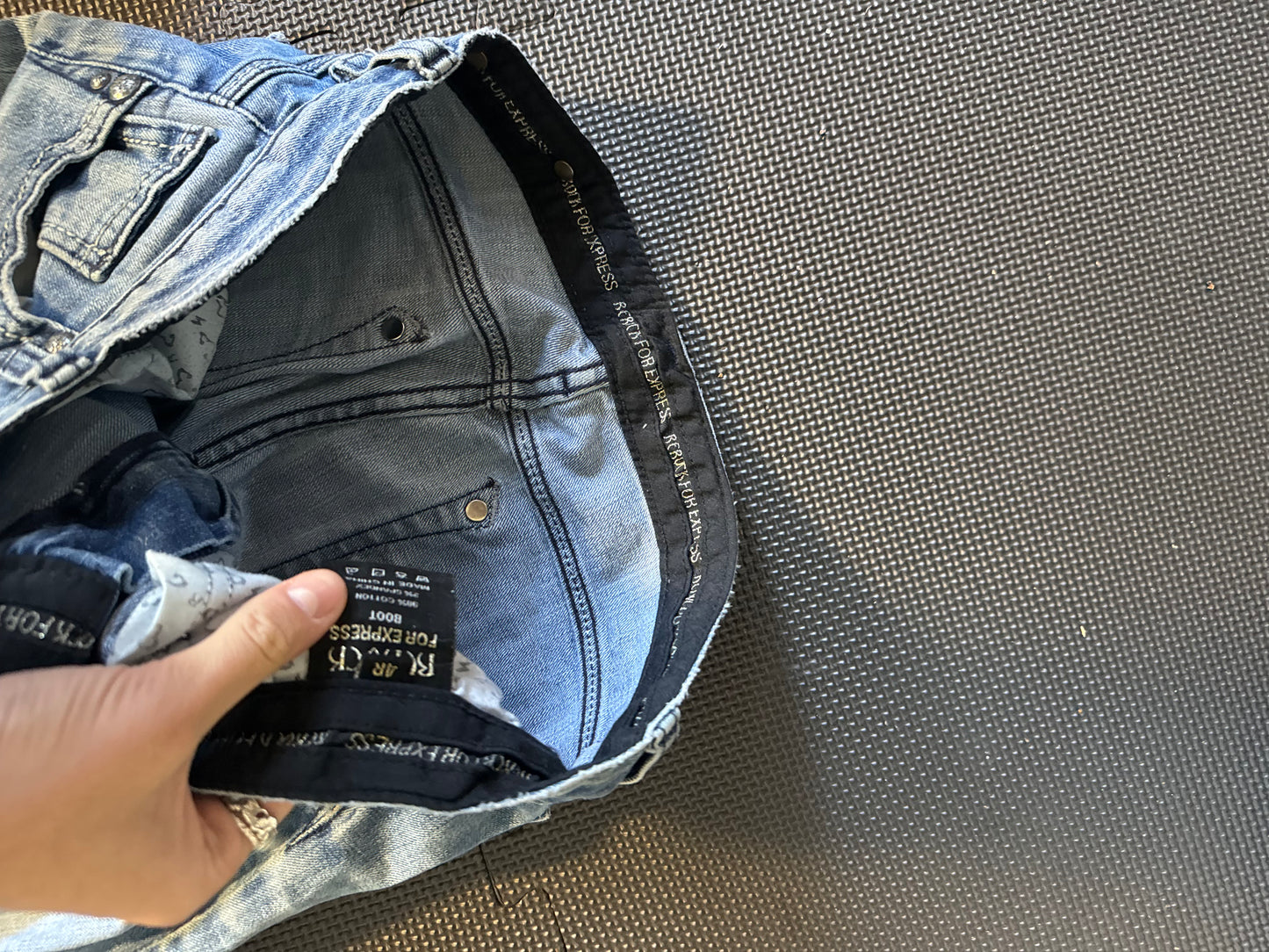 Lågmidjade jeans stl: S