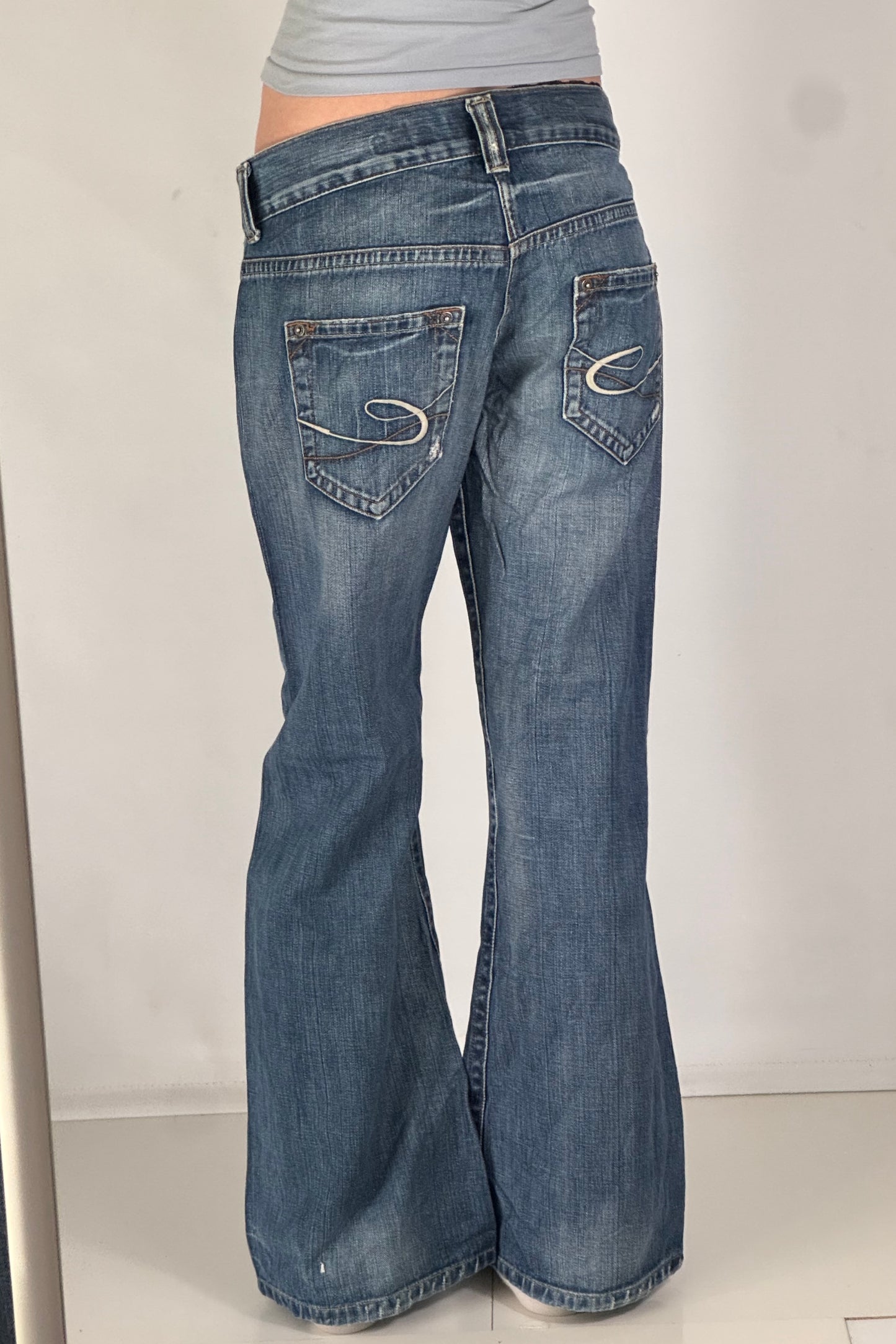 Lågmidjade jeans stl: S