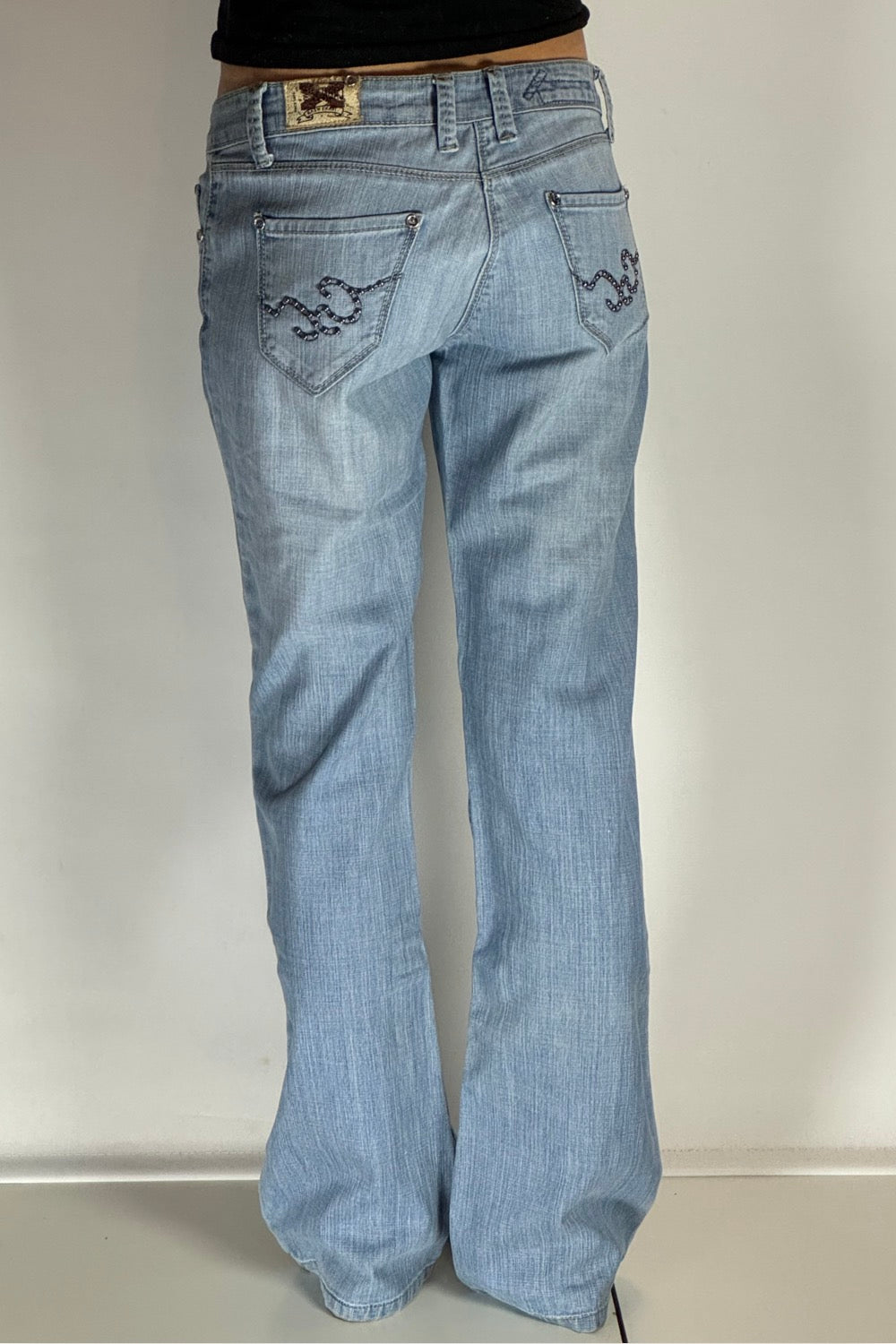 Lågmidjade jeans stl: S