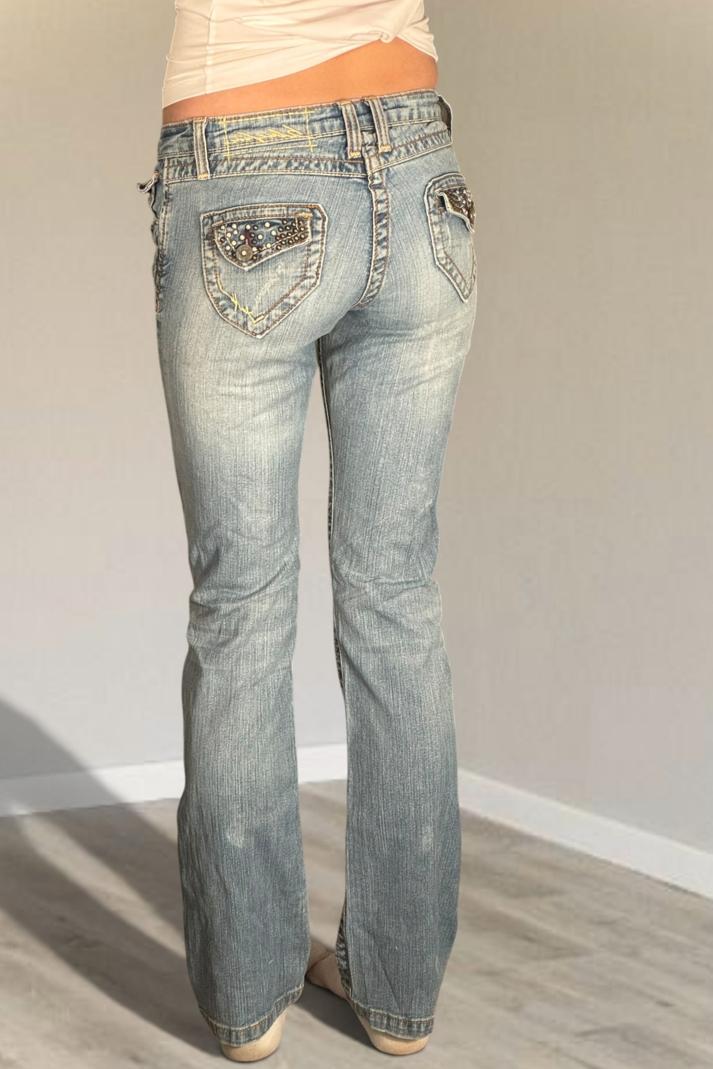Lågmidjade jeans stl: XXS