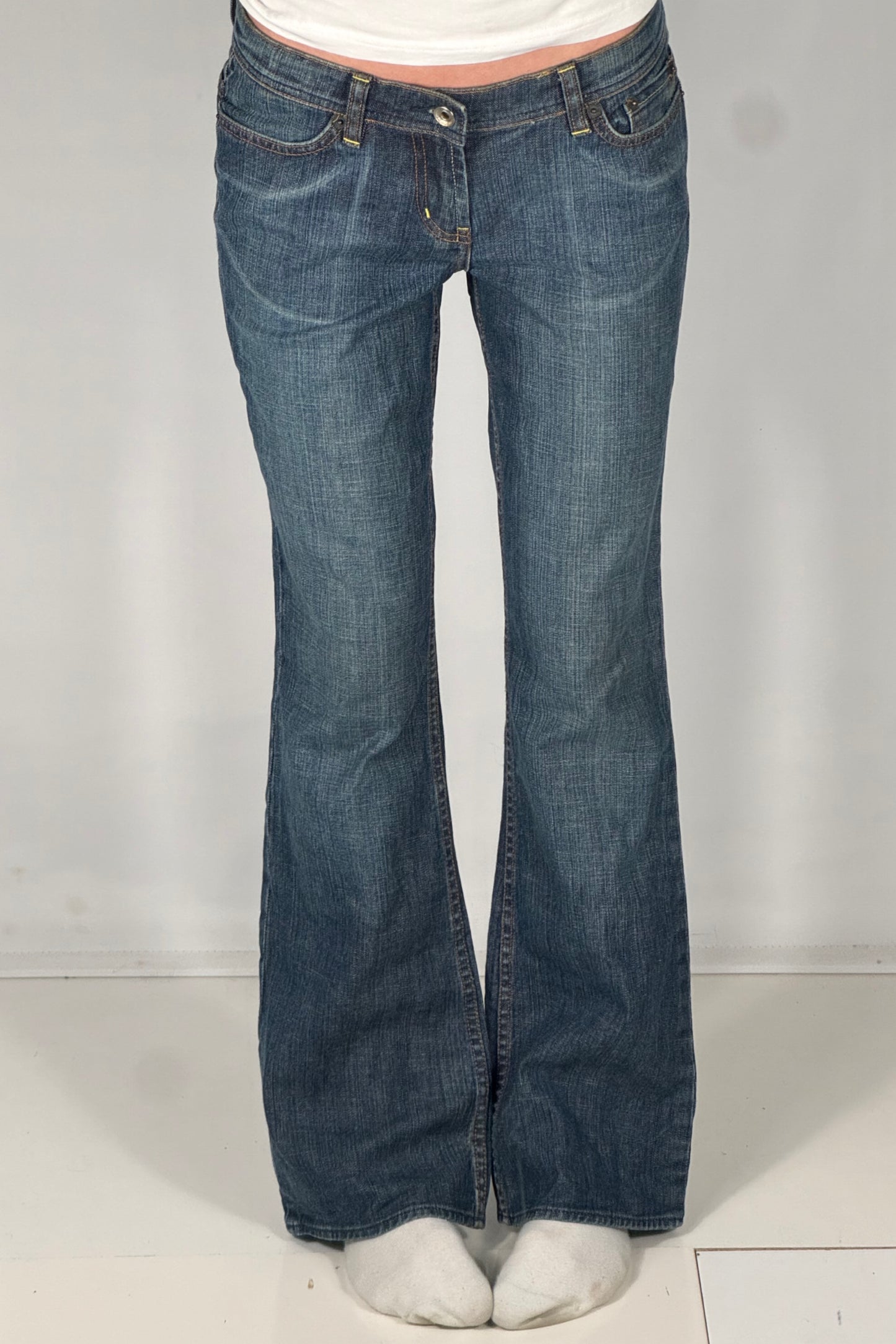 Lavtaljede jeans str: S