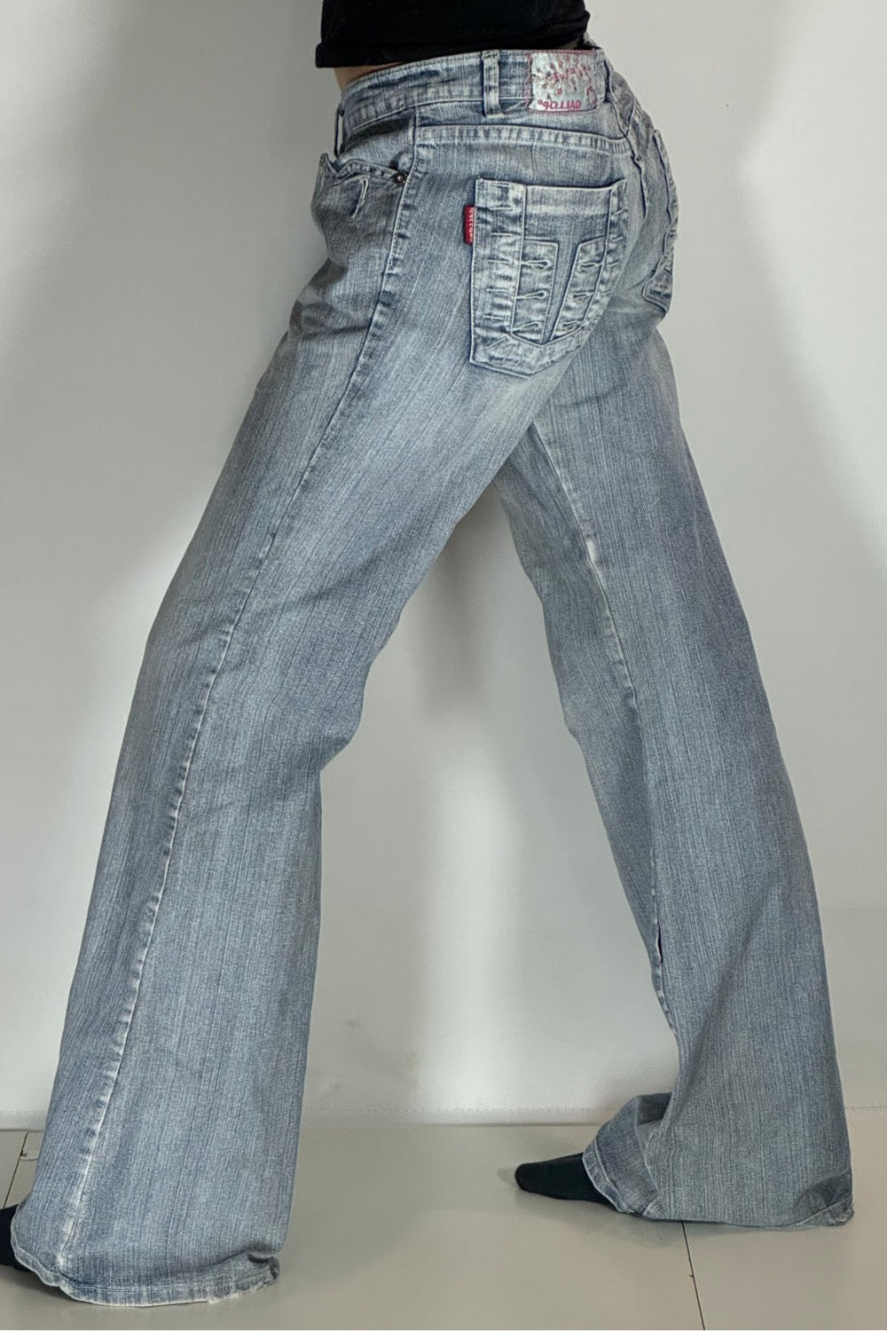 Lågmidjade jeans stl: M