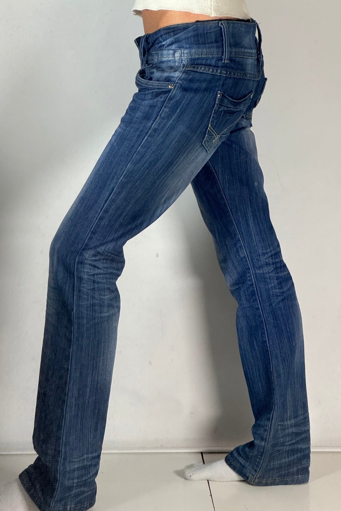 Lågmidjade jeans stl: S