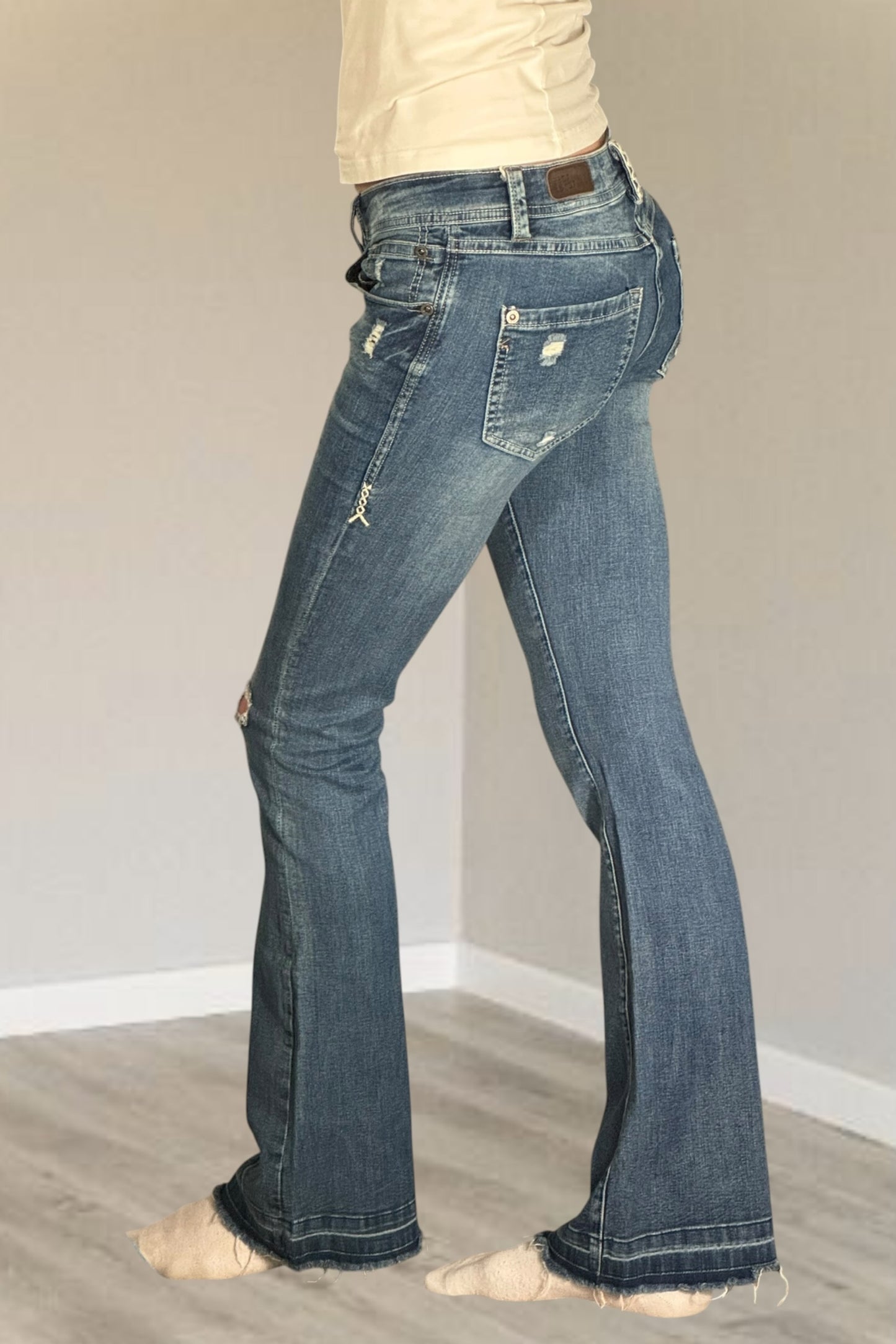 Lågmidjade jeans stl: XS