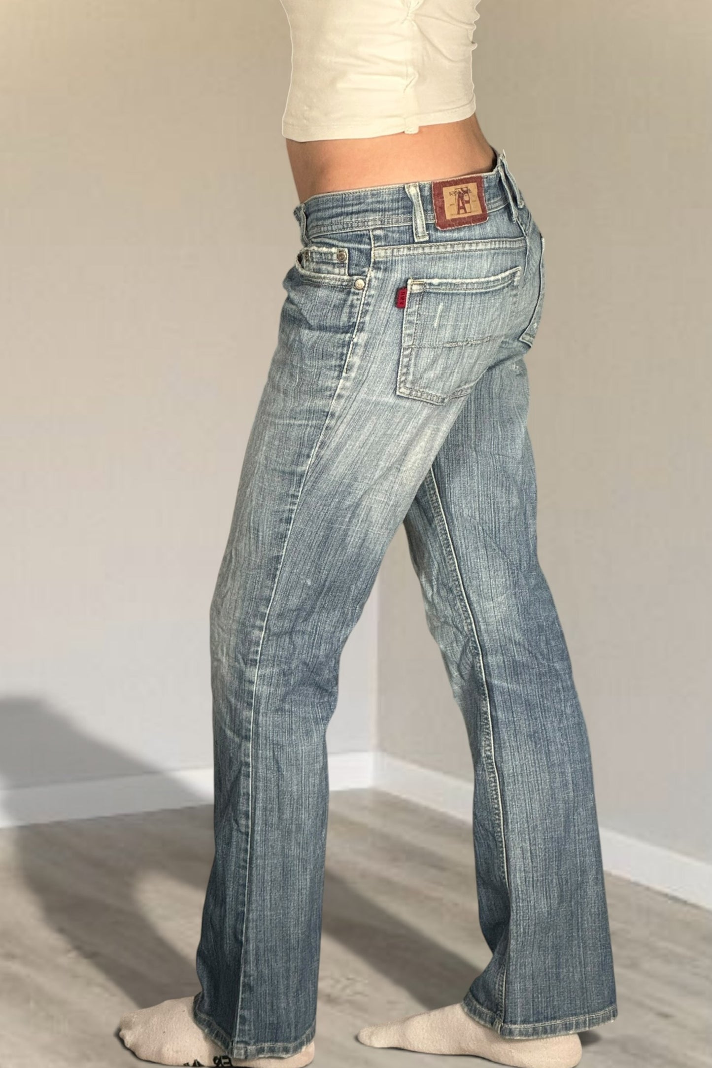 Lågmidjade jeans stl: XS