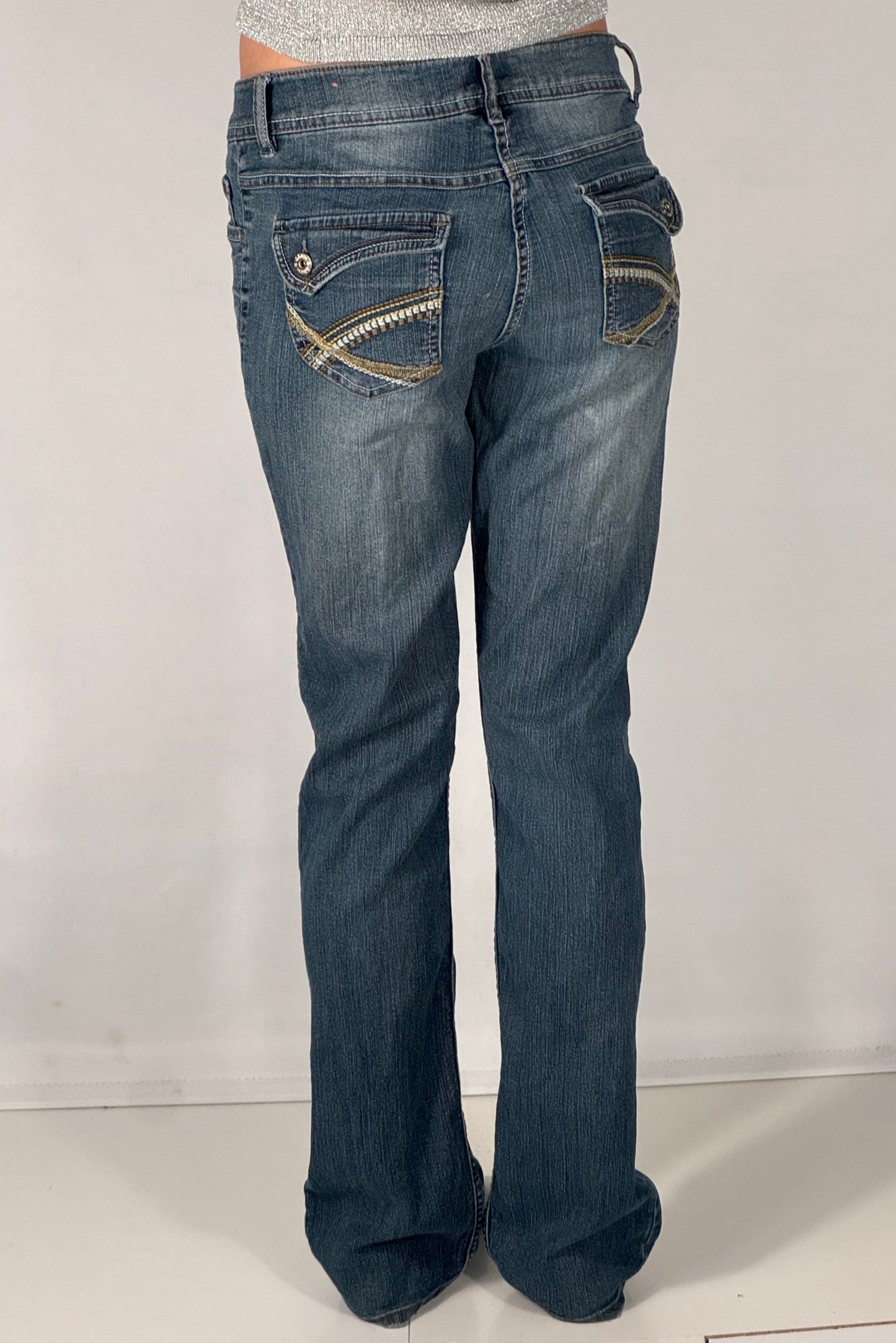 Lågmidjade jeans stl: S