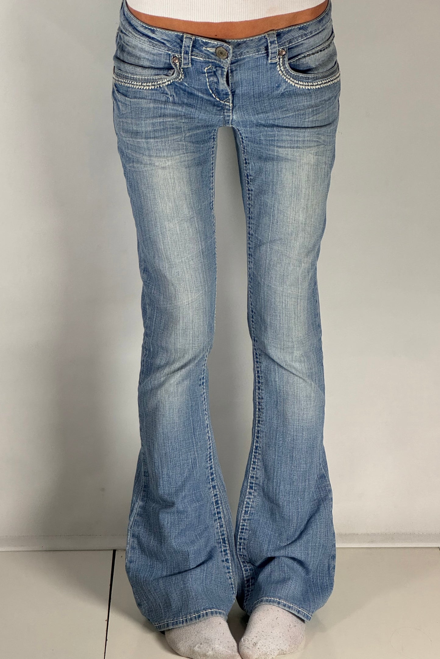 Lågmidjade jeans stl: XS