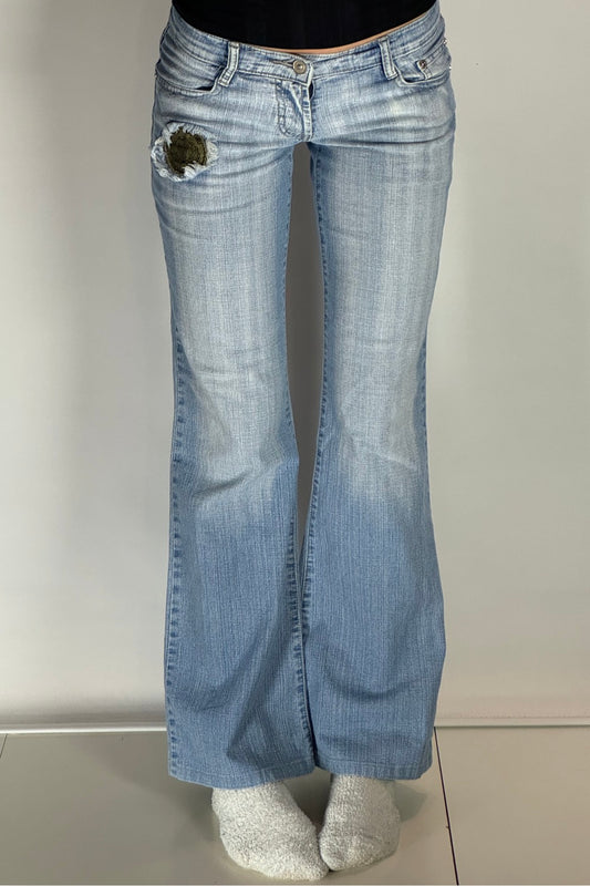 Lågmidjade jeans stl: XS