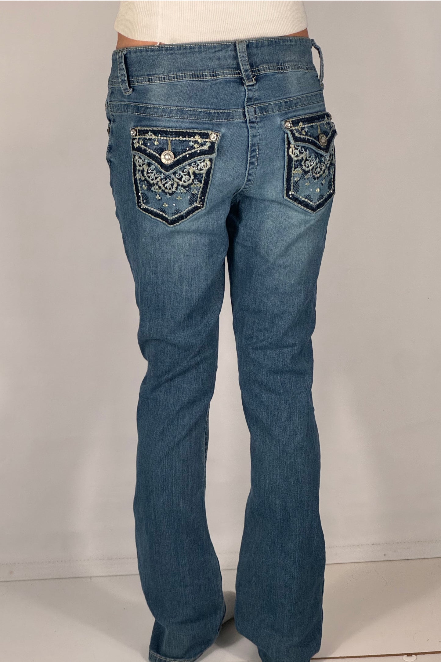 Lågmidjade jeans stl: S