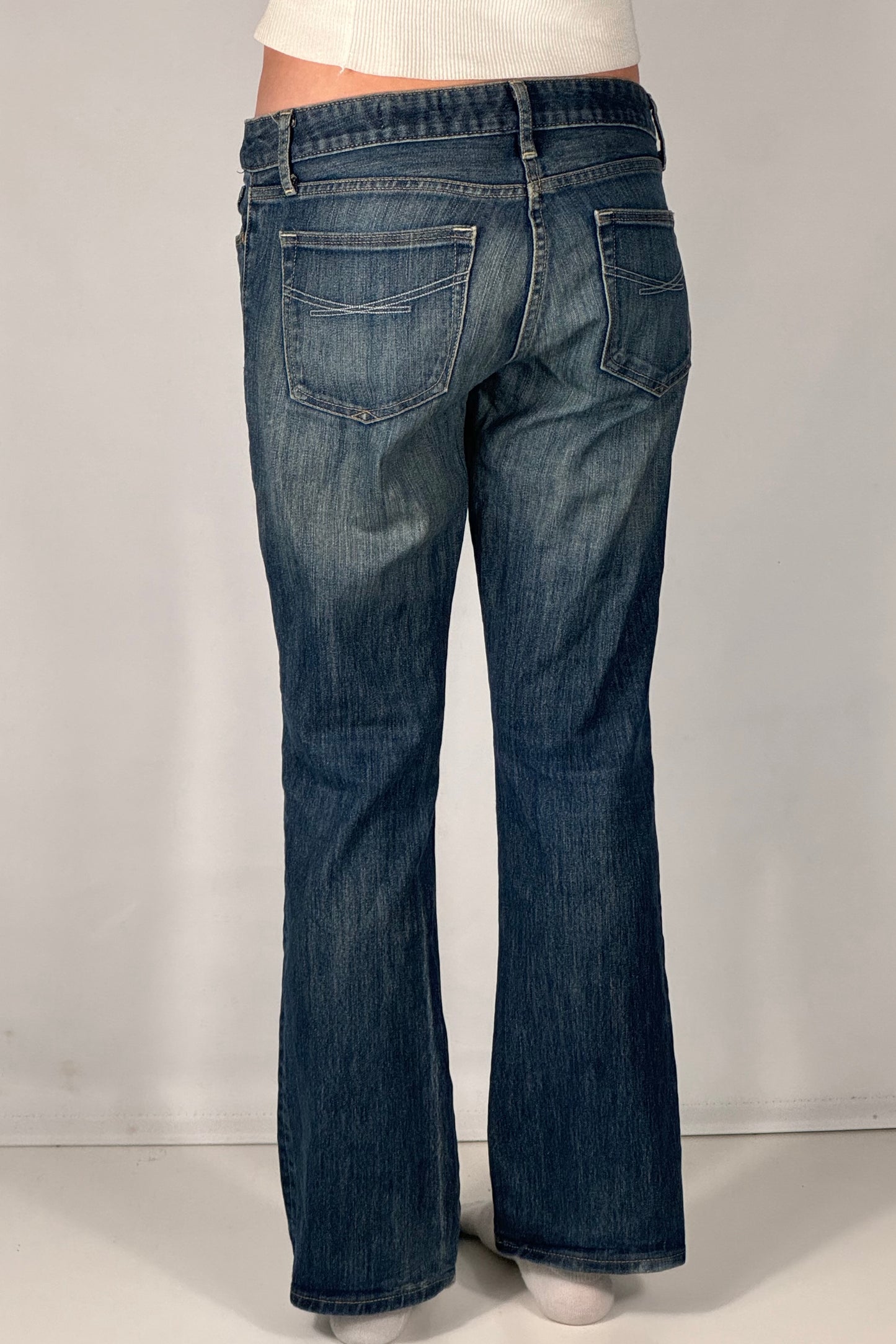 Lavtaljede jeans str: S