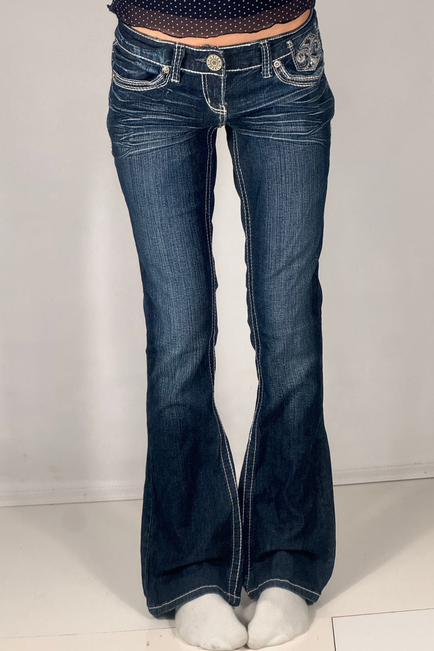 Lågmidjade jeans stl: XS