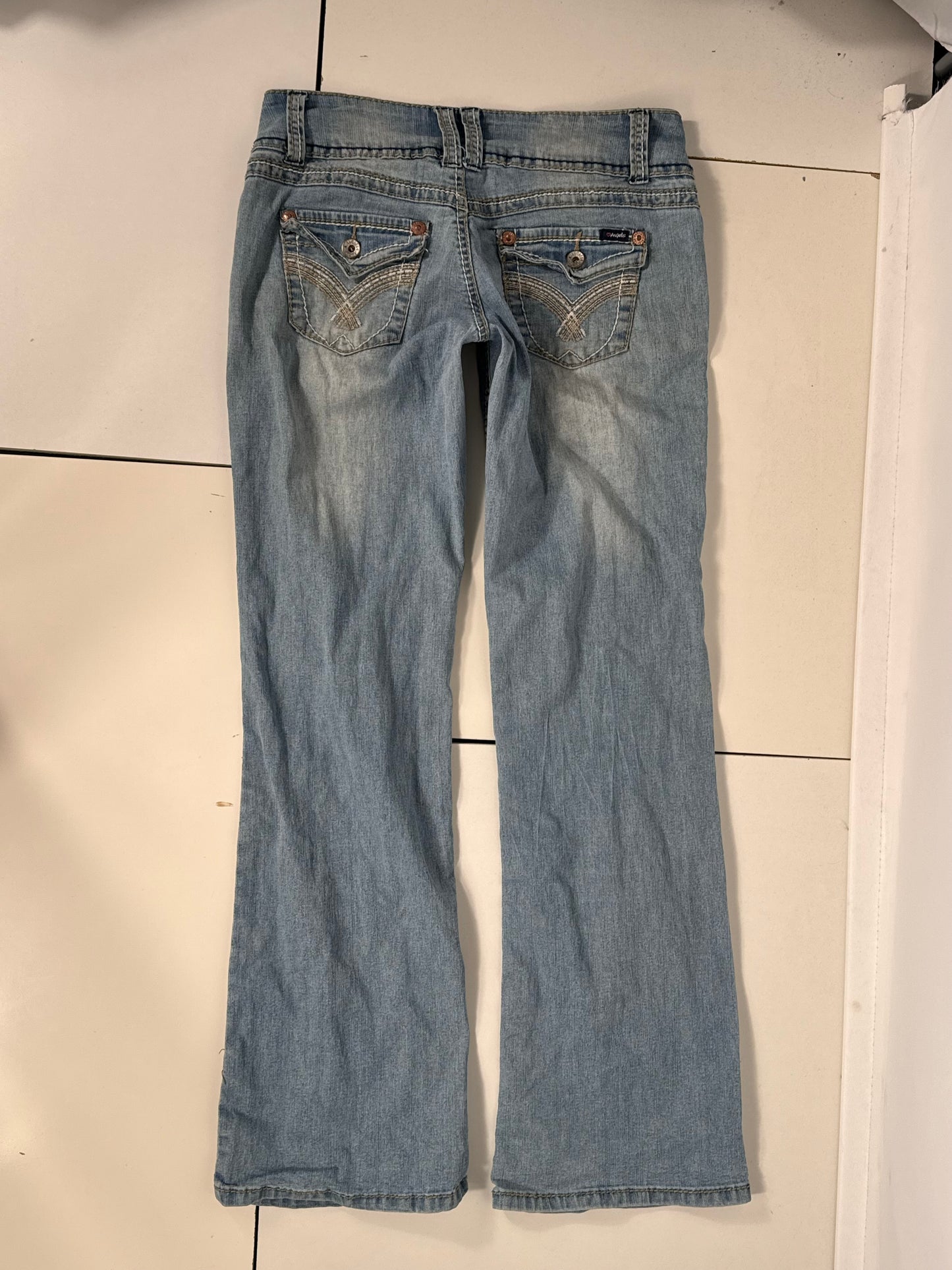 Lavtaljede jeans str: S