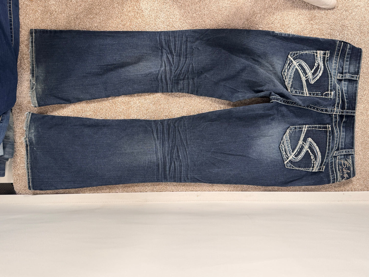 Lavtaljede jeans str: M