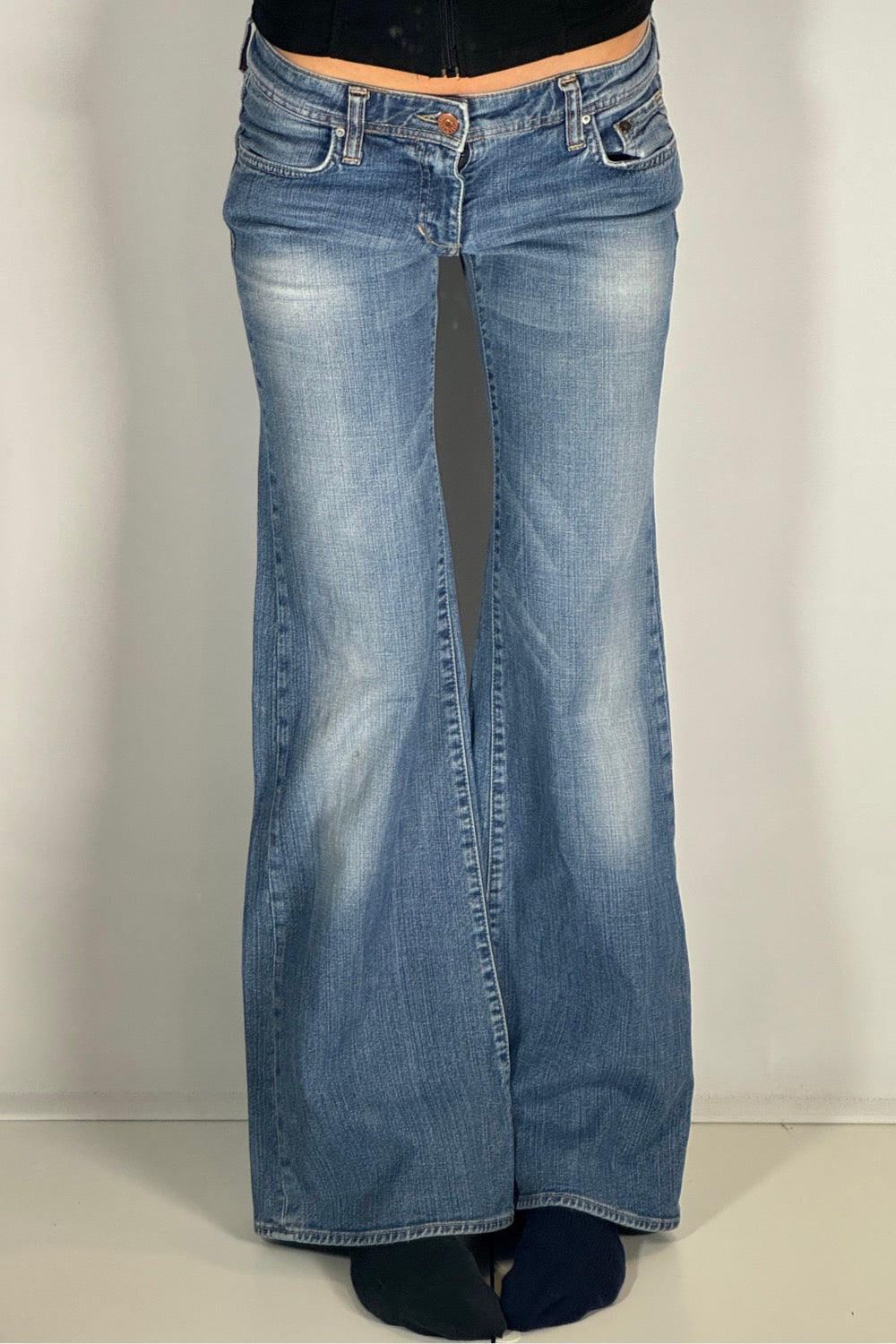 Lågmidjade jeans stl: S