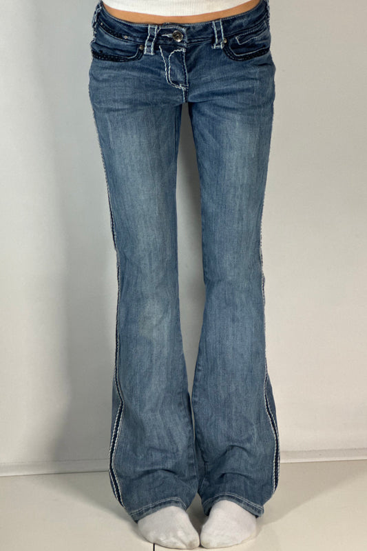 Lågmidjade jeans stl: XS
