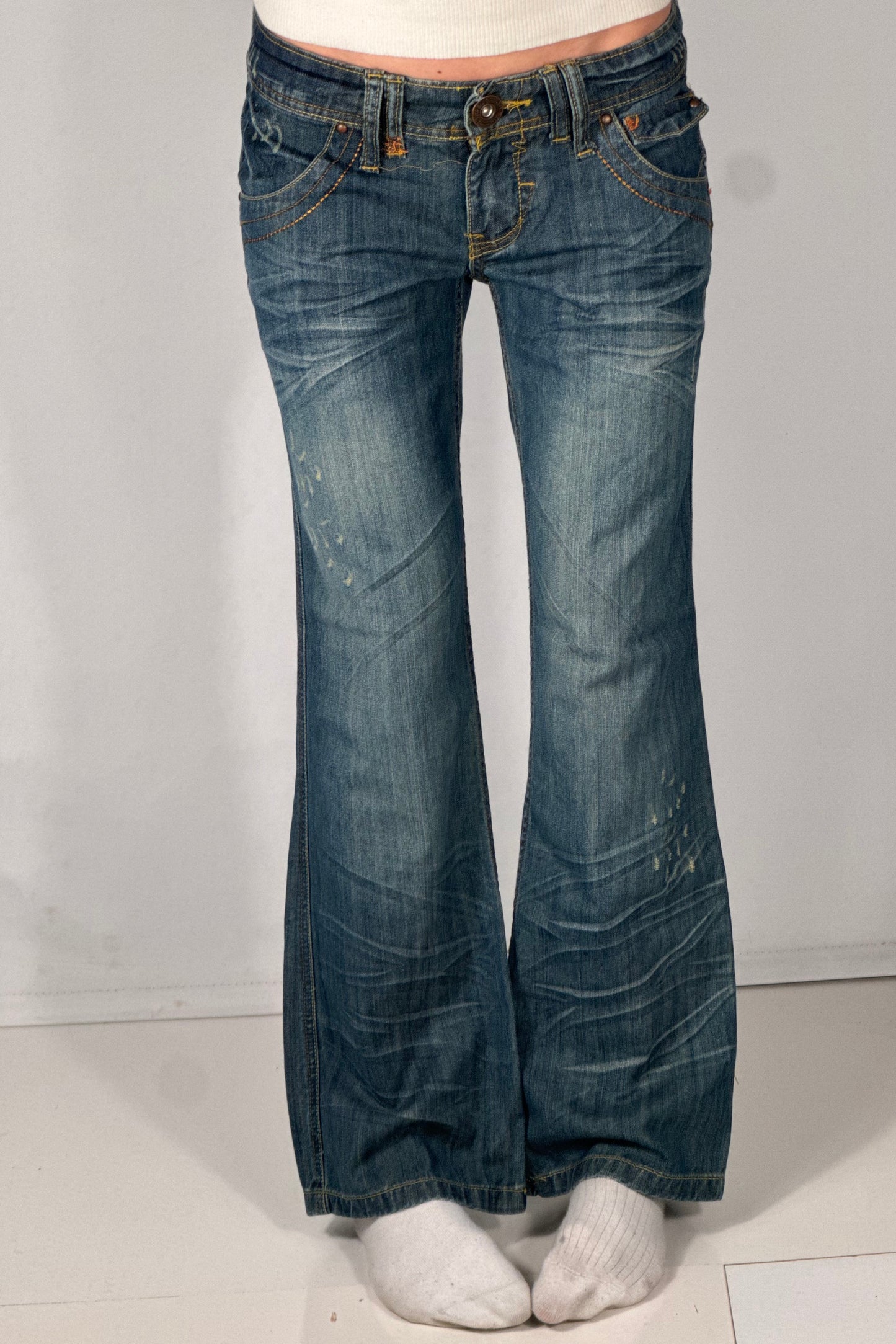Lågmidjade jeans stl: S