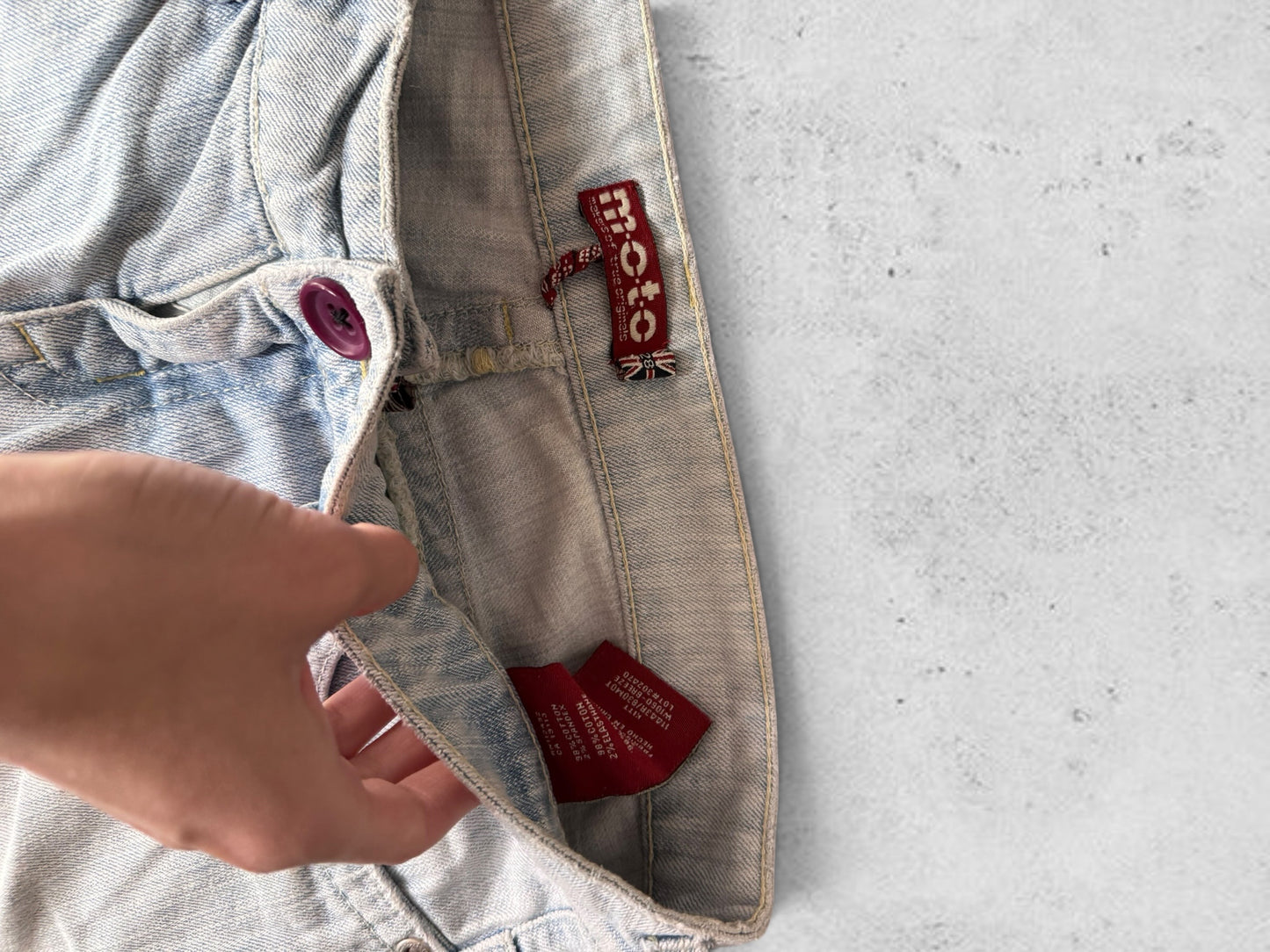 Lågmidjade jeans stl: S