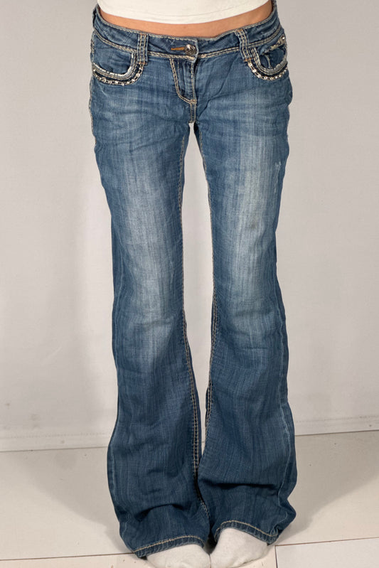 Lågmidjade jeans stl: S