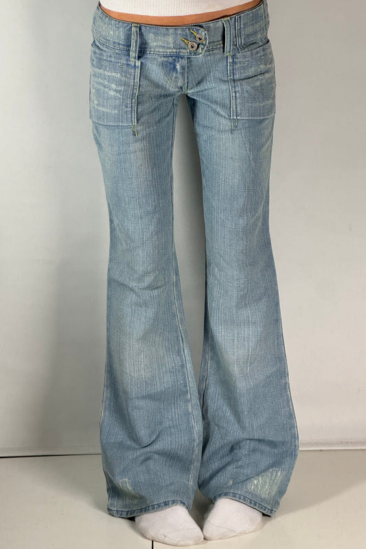 Lågmidjade jeans stl: S/M
