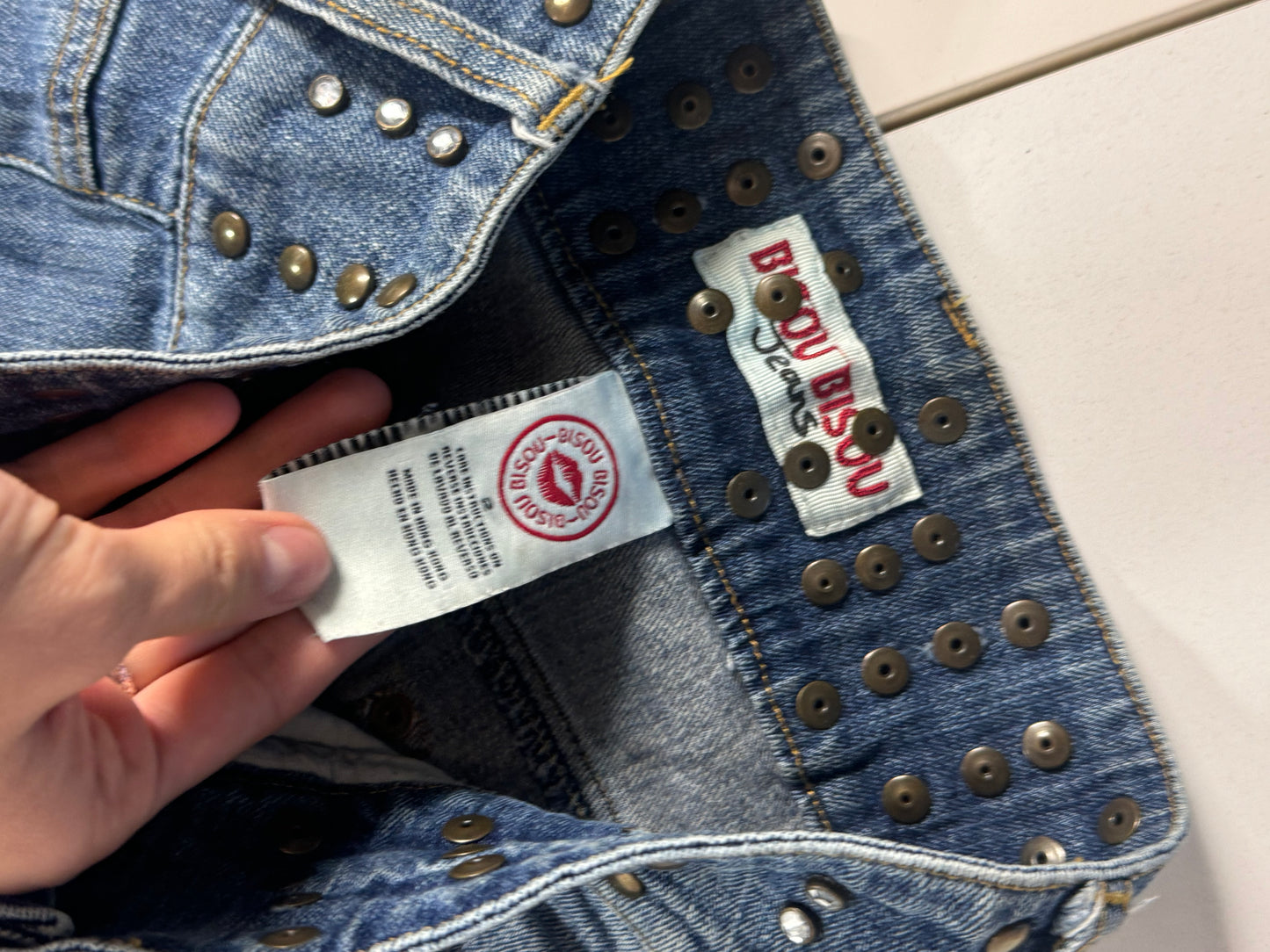 Lågmidjade jeans stl: XS