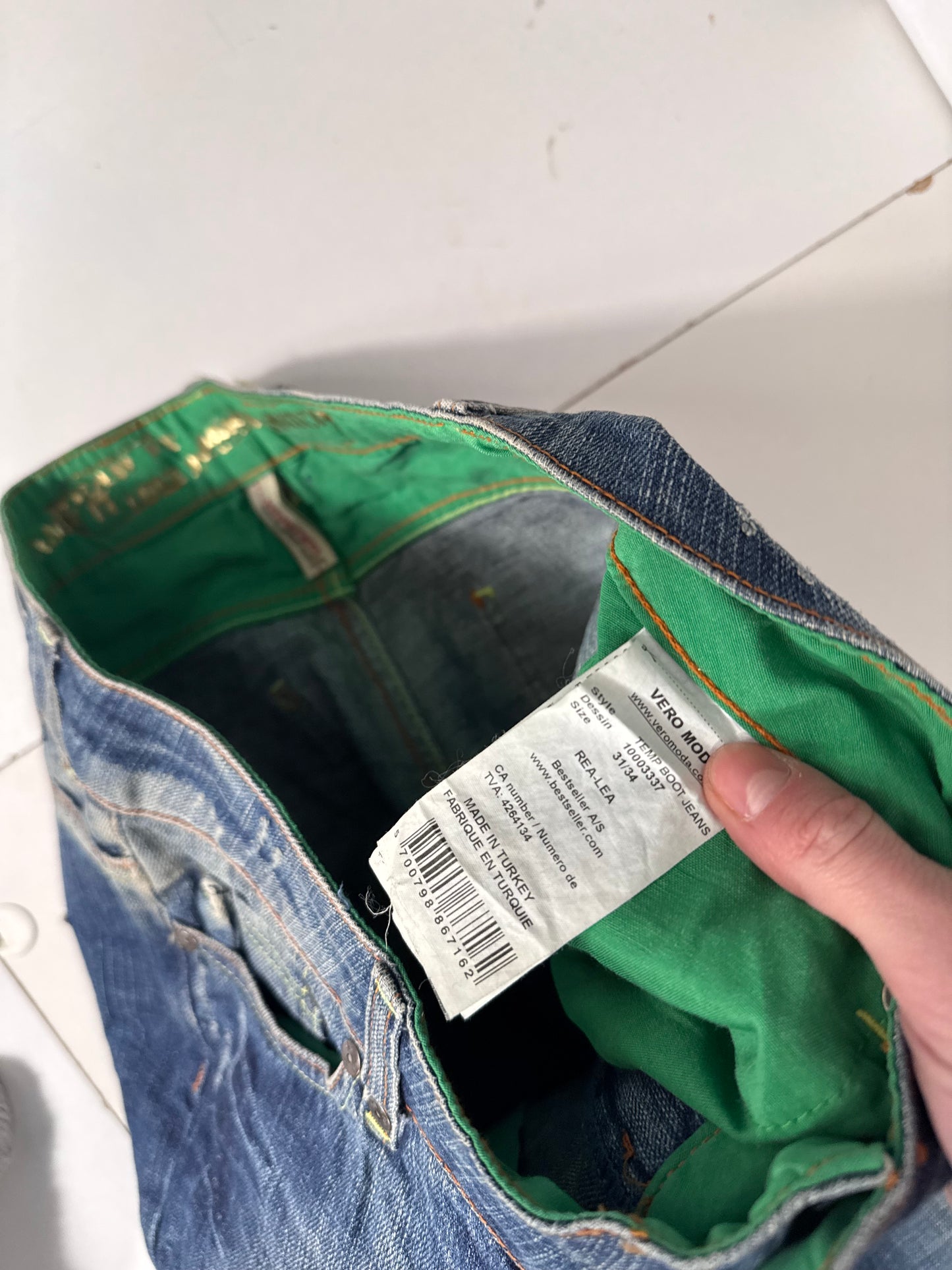 Lågmidjade jeans stl: M