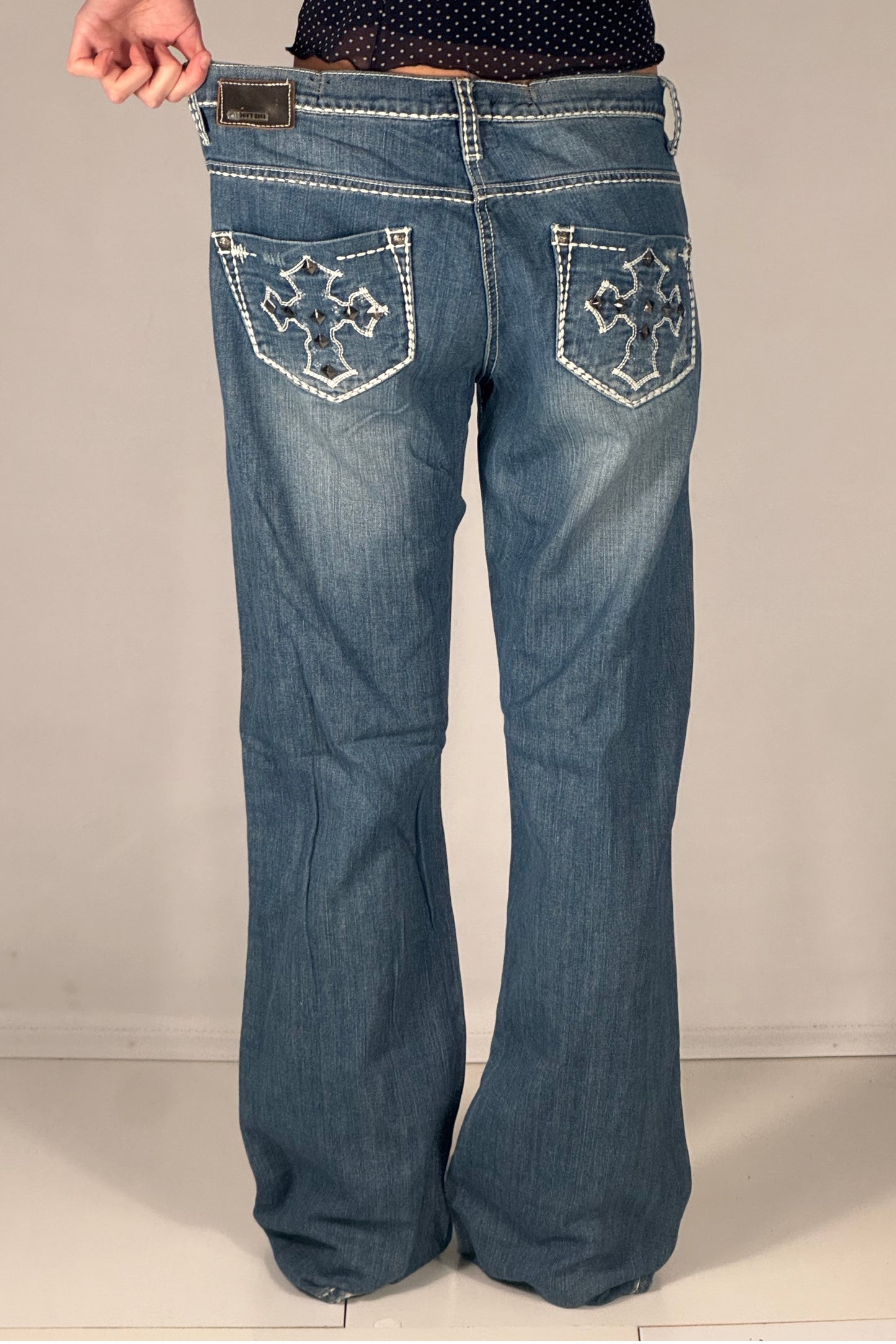 Lågmidjade jeans stl: L