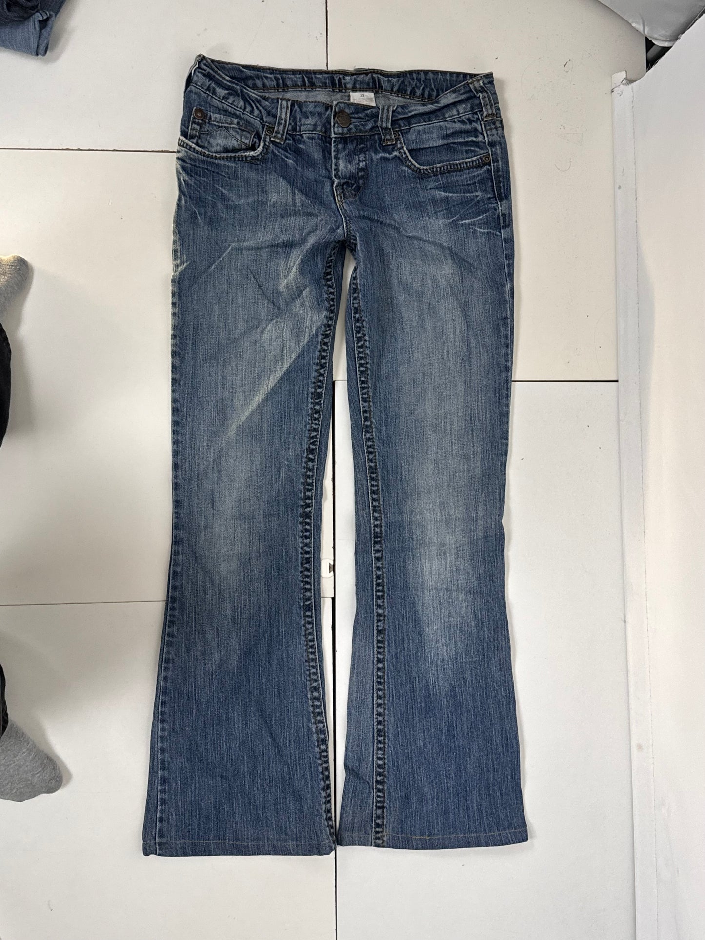 Lavtaljede jeans str: S