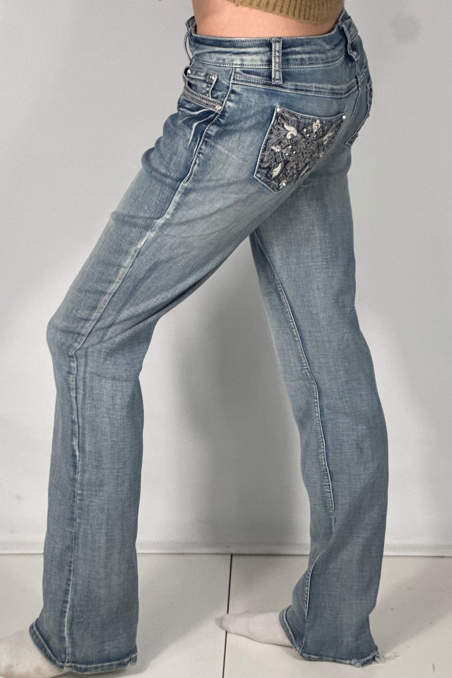 Lågmidjade jeans stl: XS