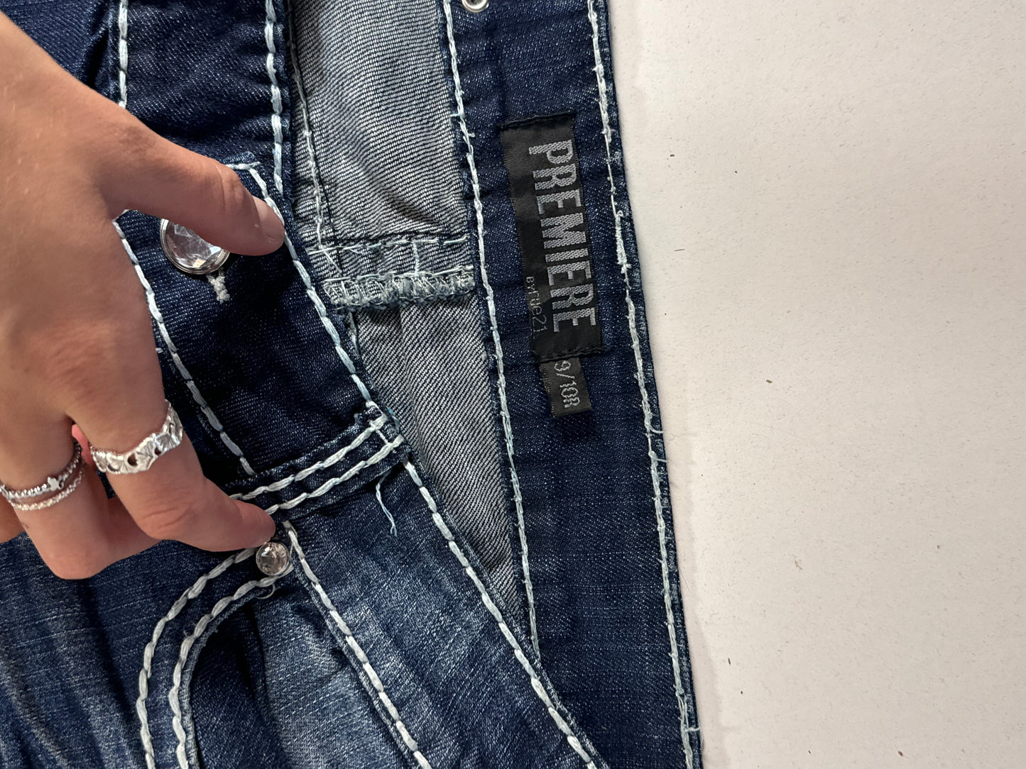 Lågmidjade jeans stl: M