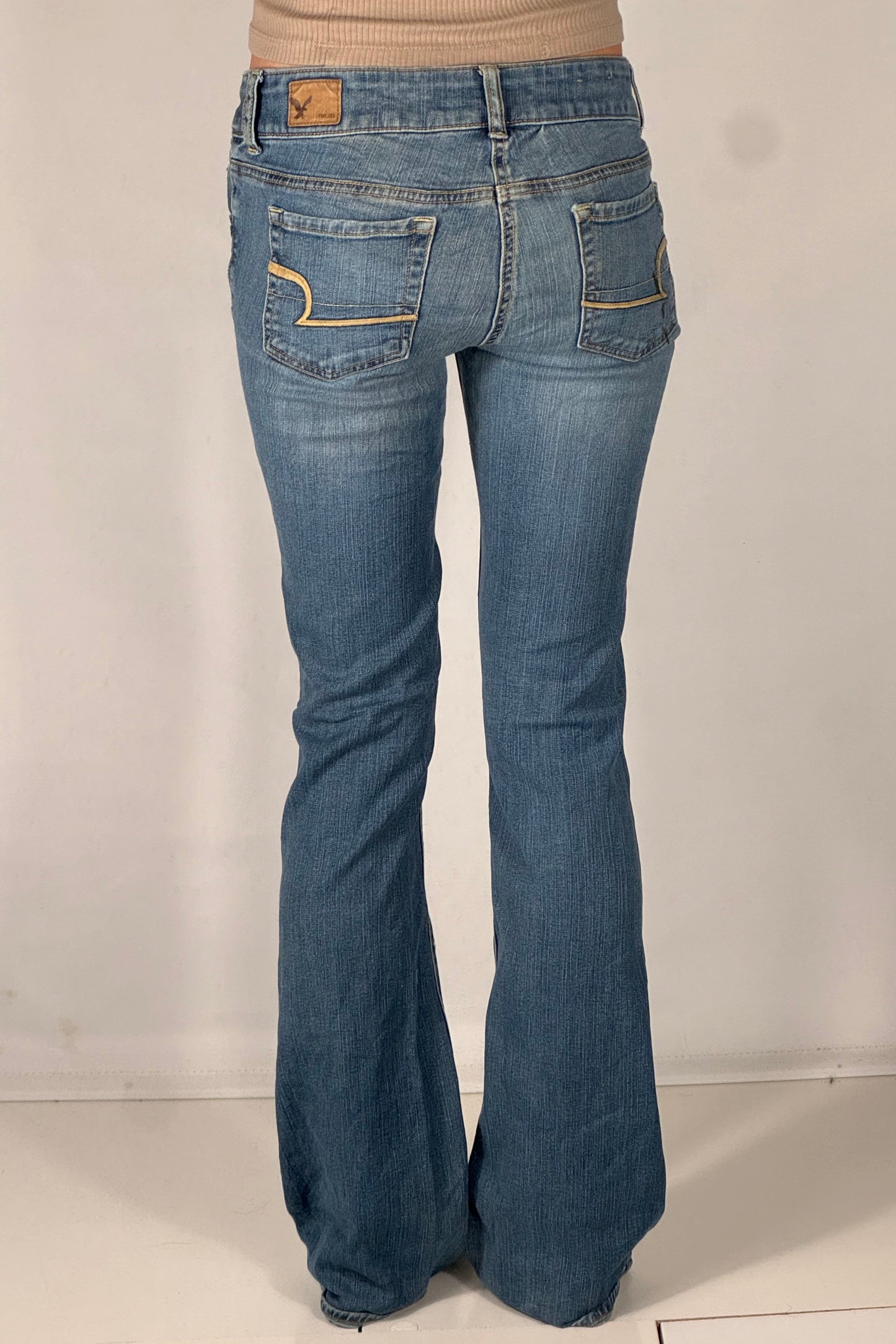 Lågmidjade jeans stl: S