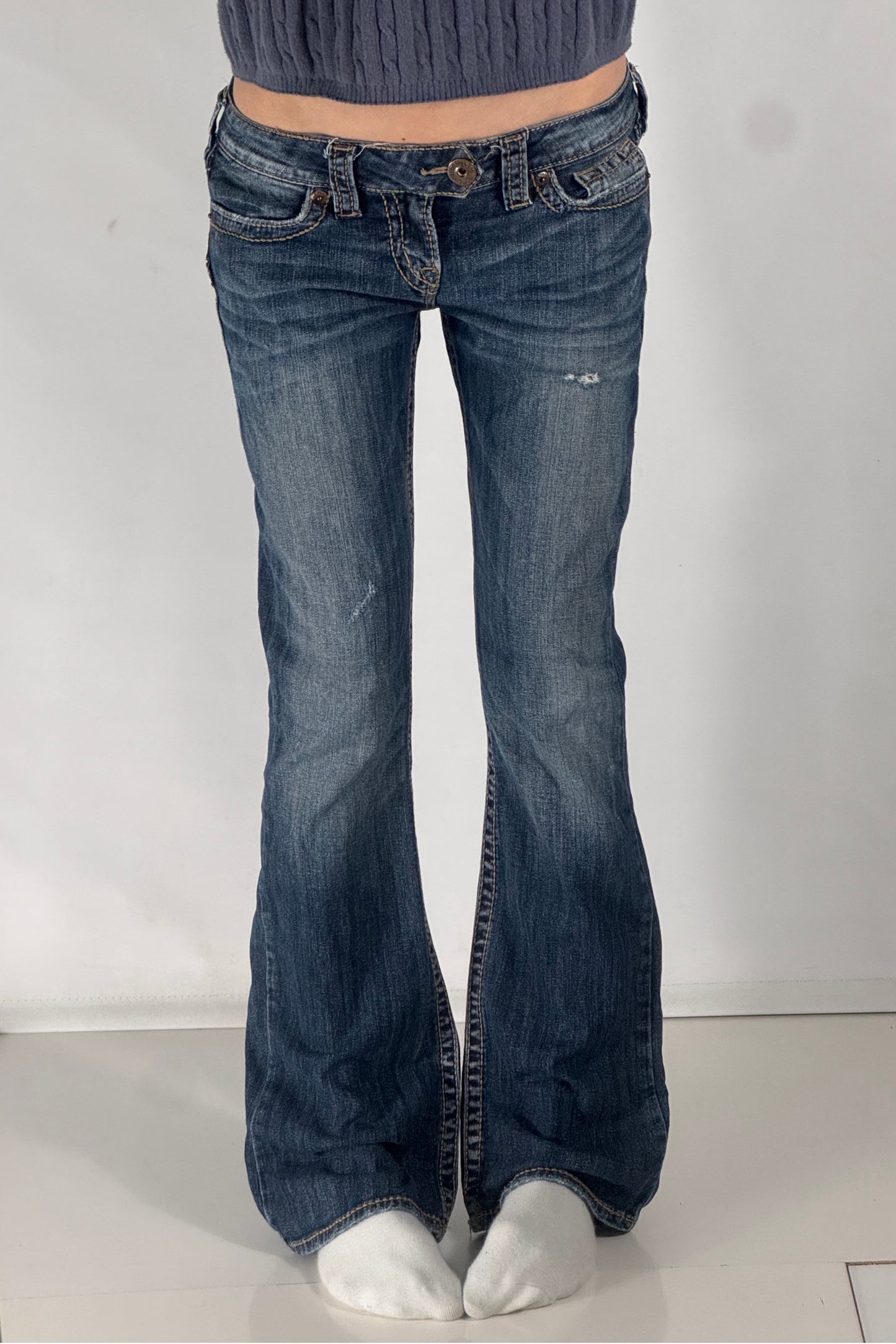 Lågmidjade jeans stl: S
