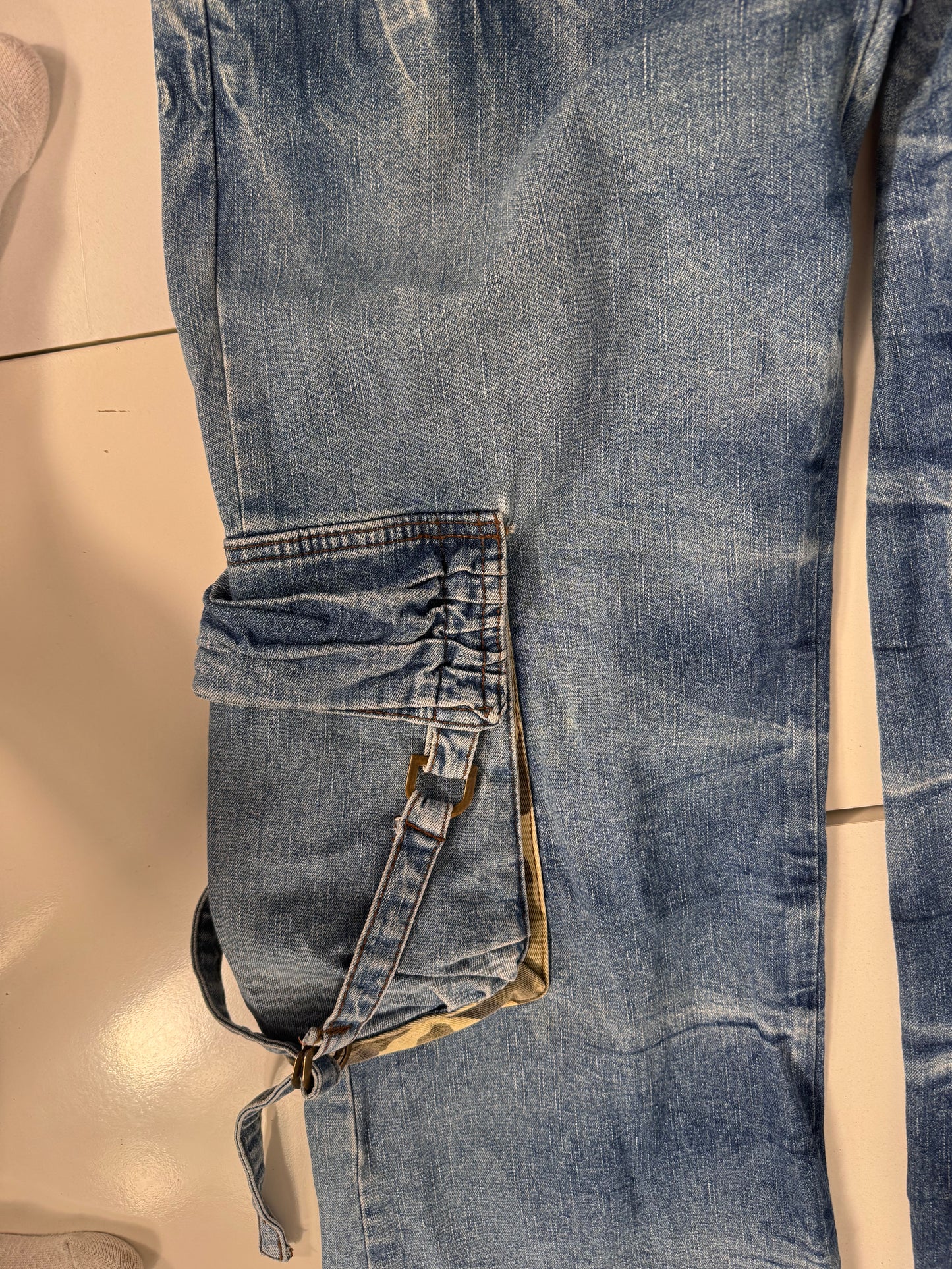 Utsvingte jeans str: XS/S