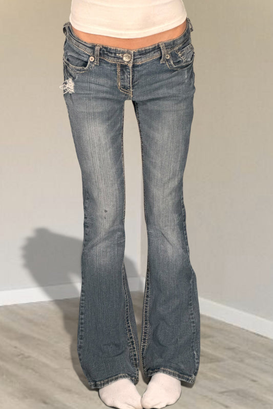 Lågmidjade jeans stl: S