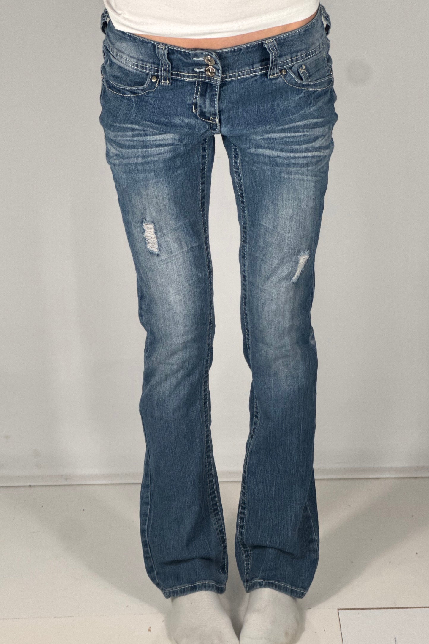 Lågmidjade jeans stl: XS