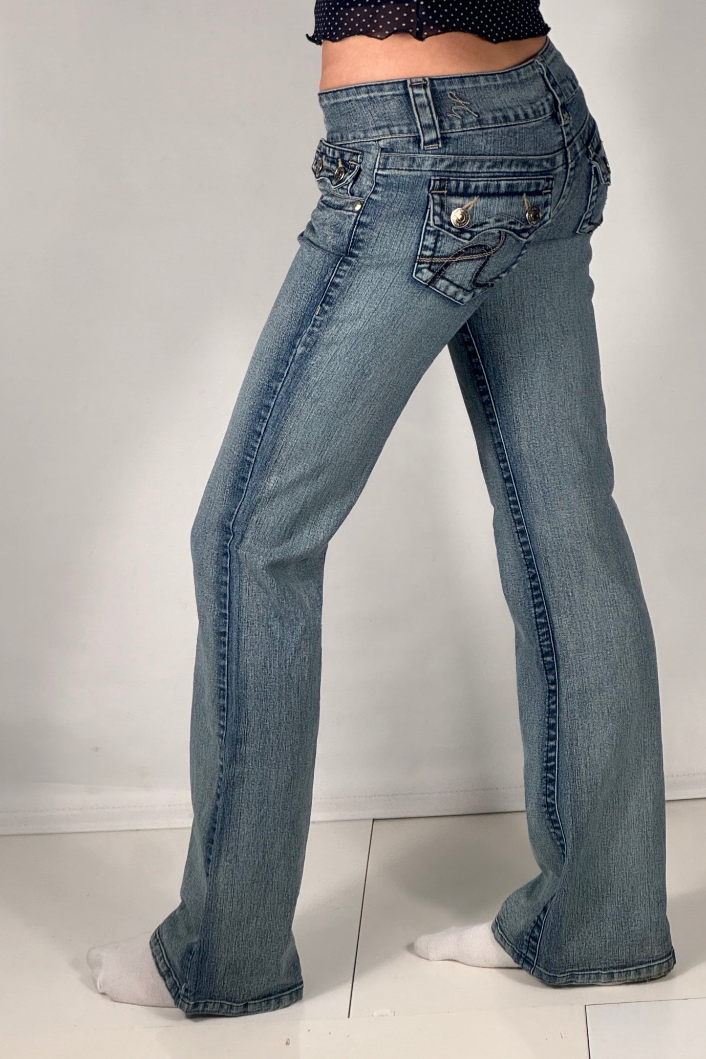 Lågmidjade jeans stl: XS