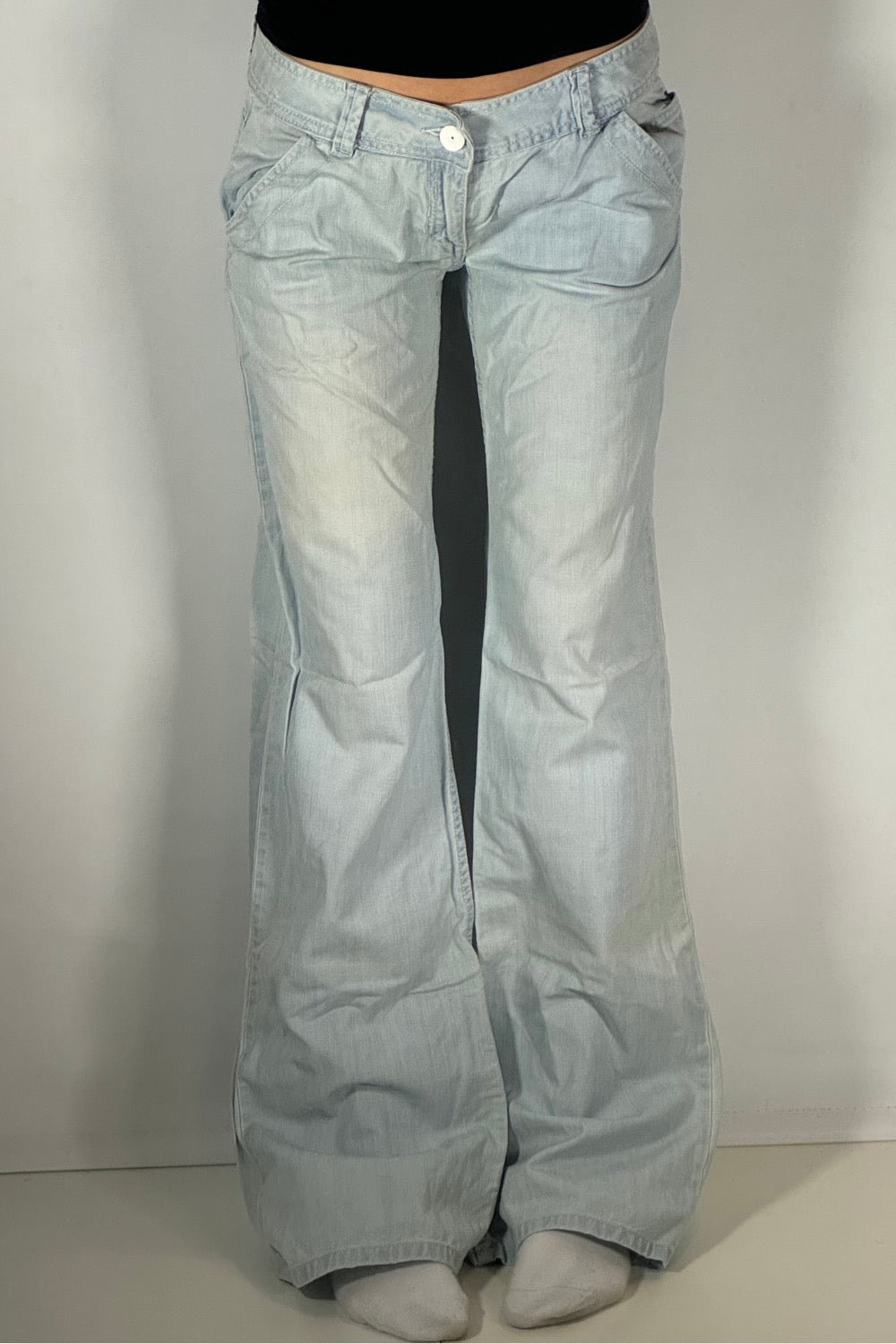 Lågmidjade jeans stl: S
