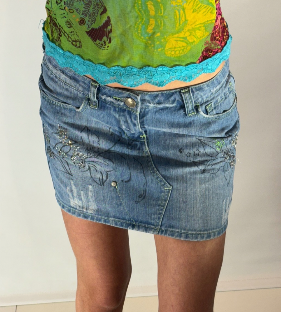 Jeans kjol–stl: XS