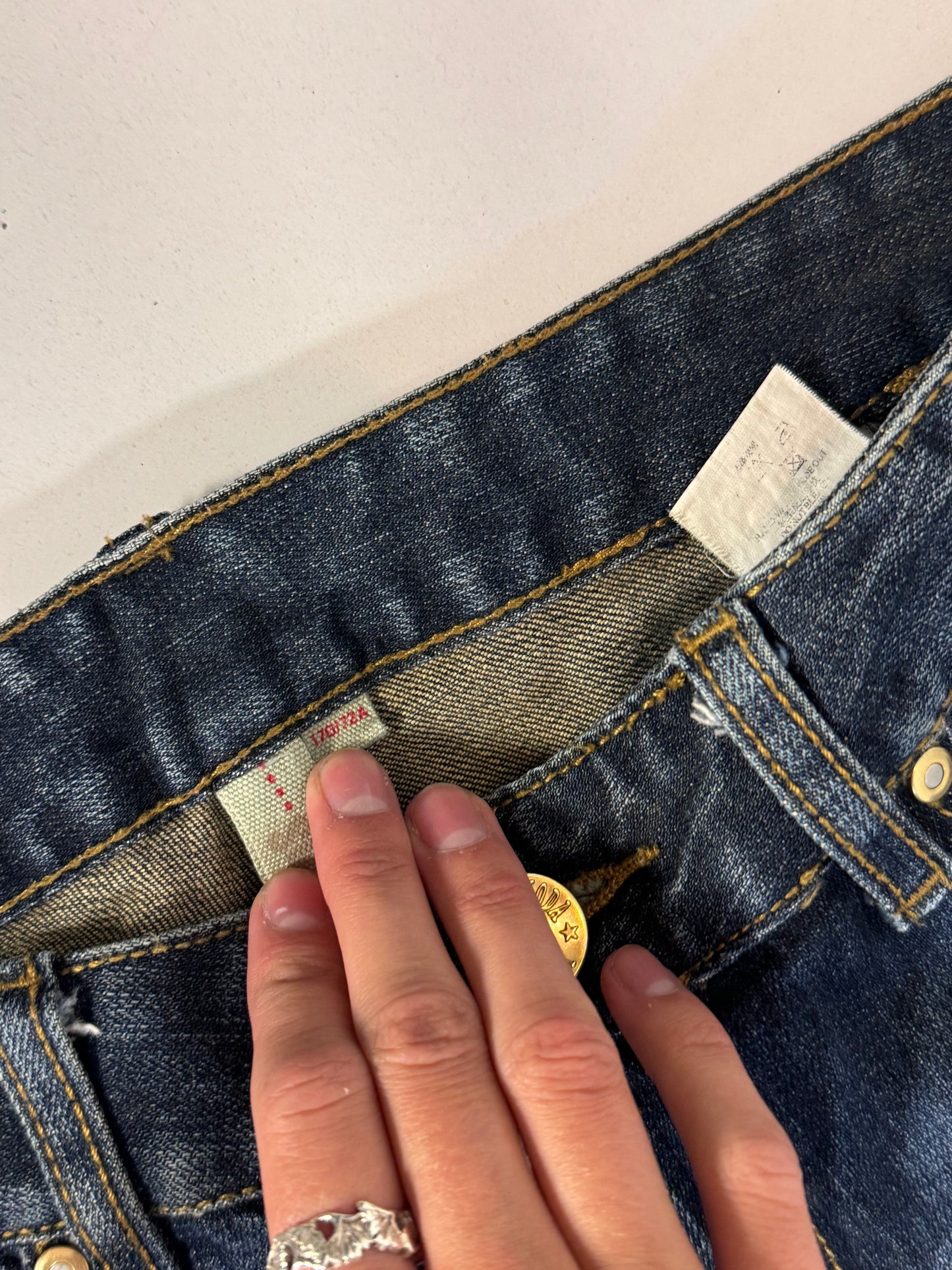 Lågmidjade jeans stl: S