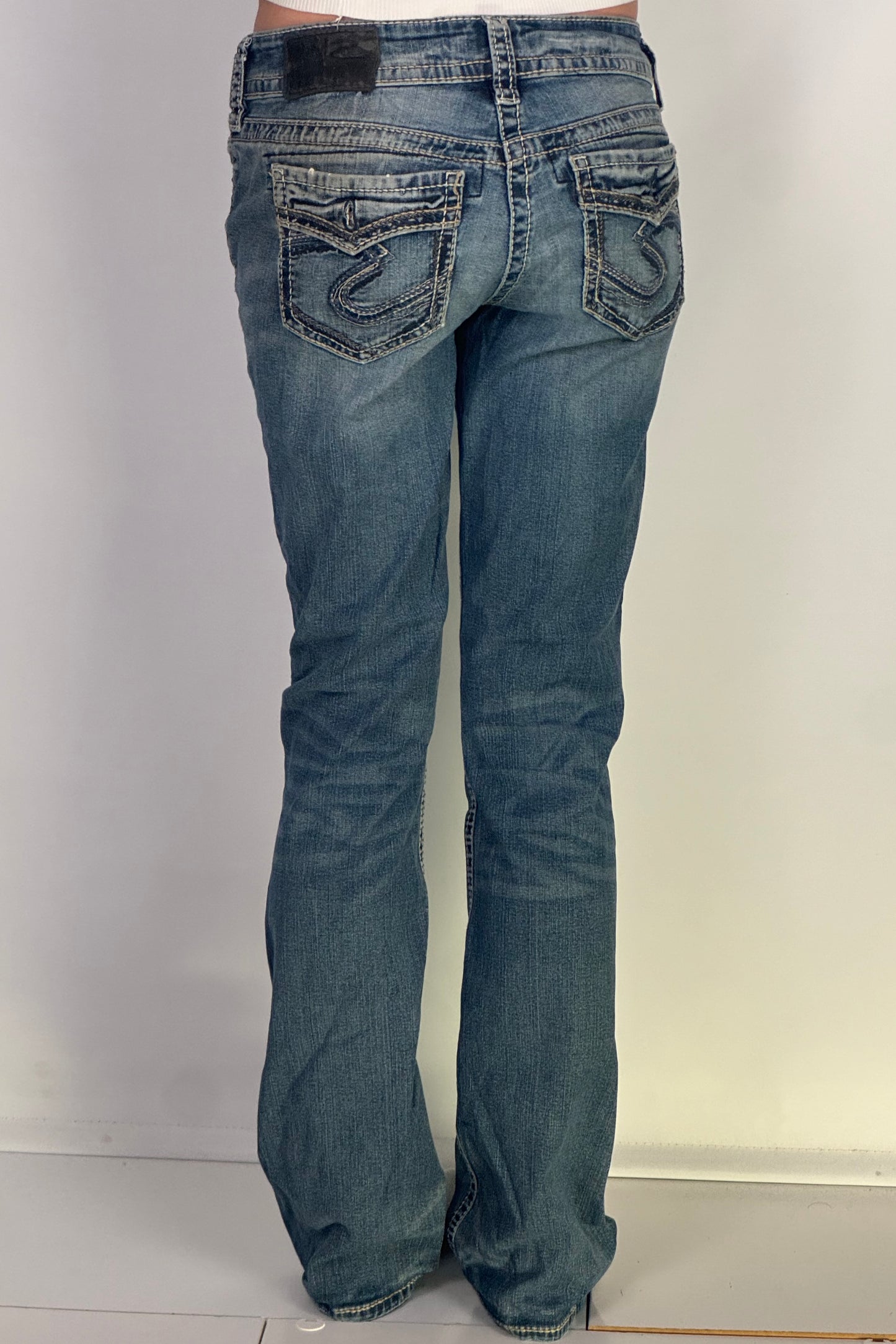 Lågmidjade jeans stl: S