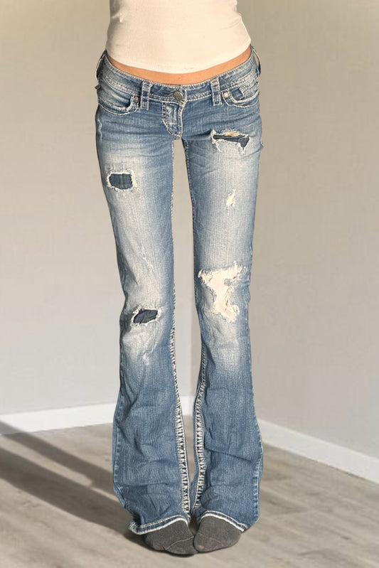 Lågmidjade jeans stl: S