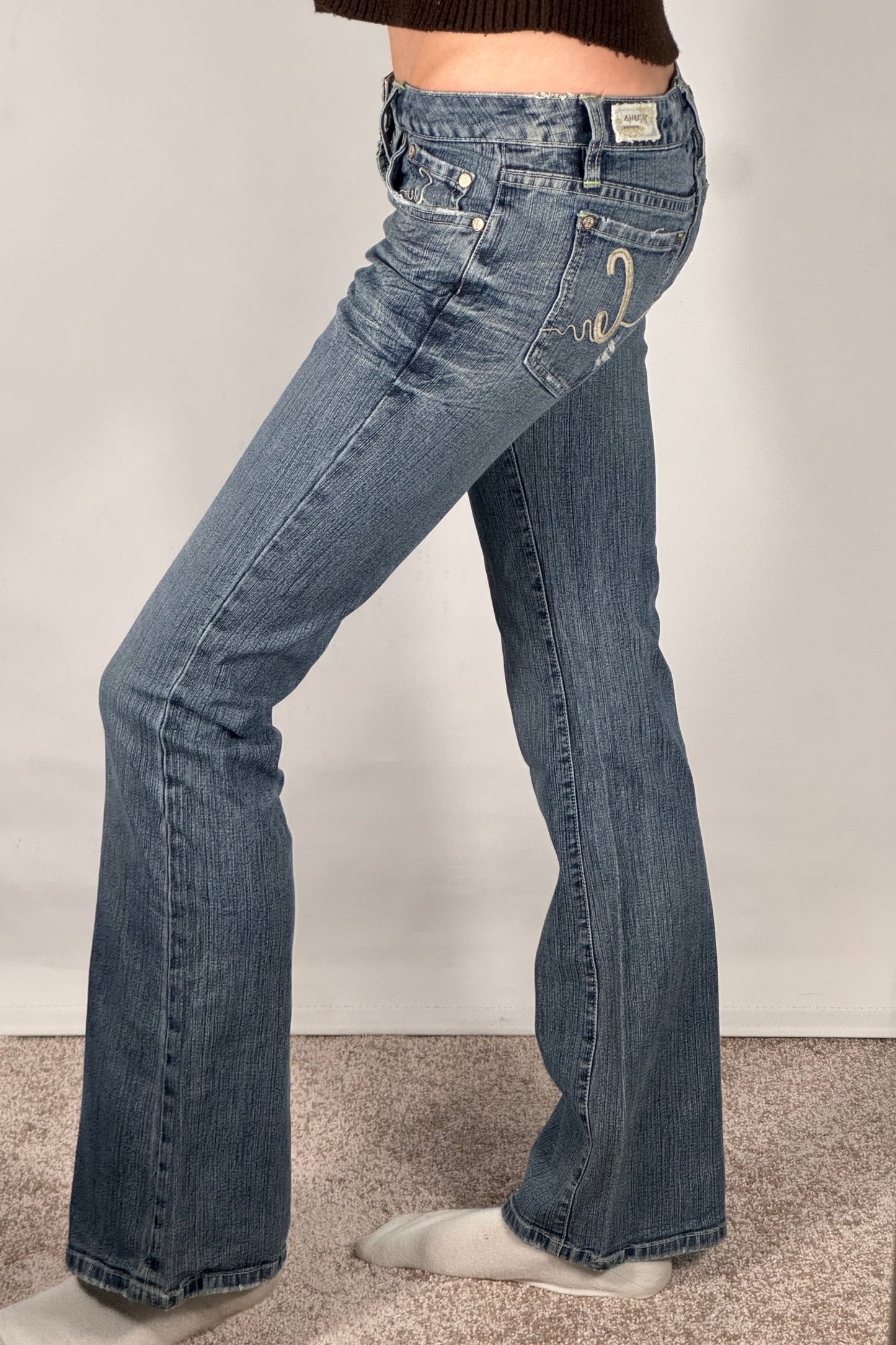 Lågmidjade jeans stl: XS