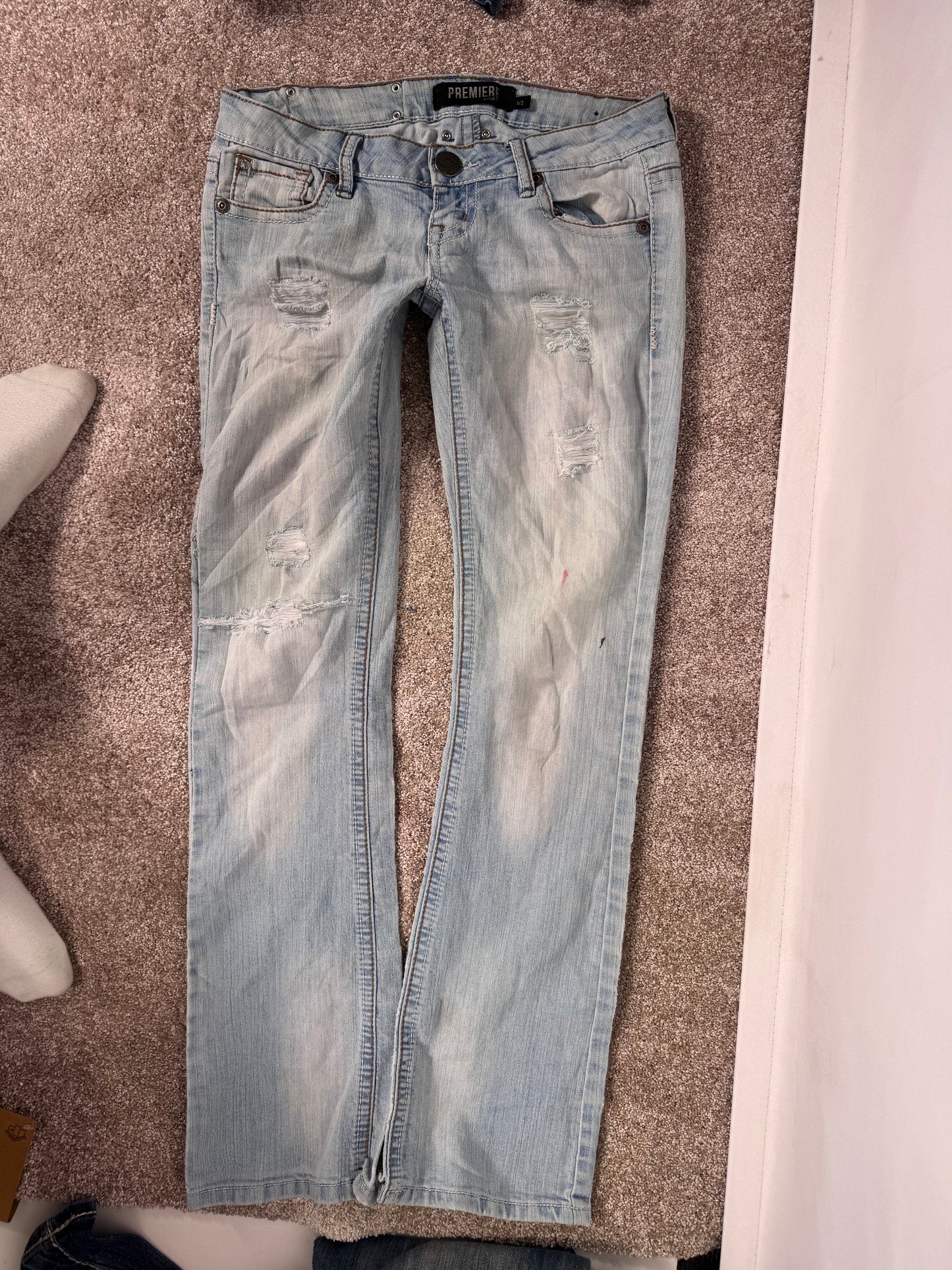 Lågmidjade jeans stl: S